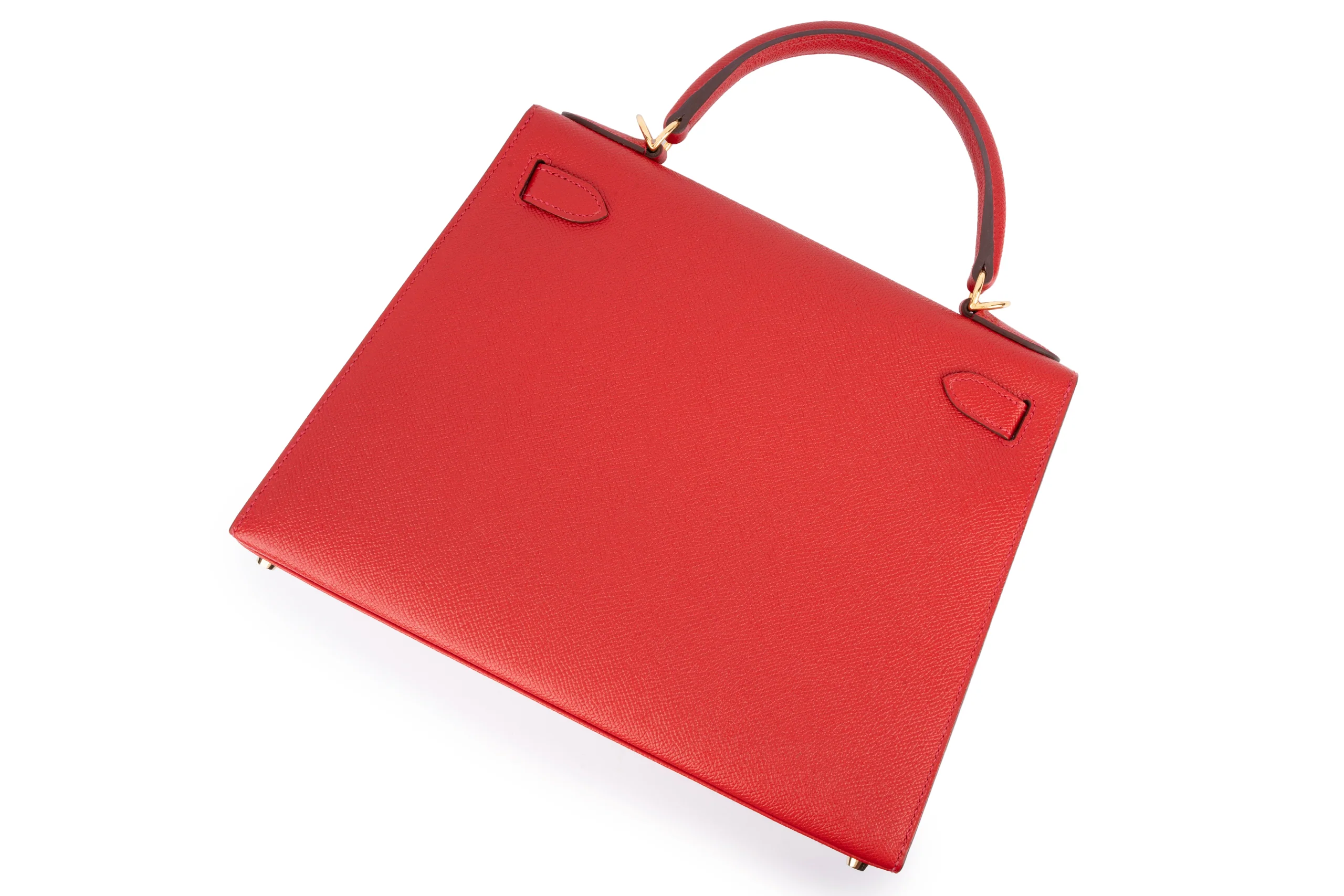 Hermès Kelly 28		Epsom	Rouge Casaque	GHW - Image 10