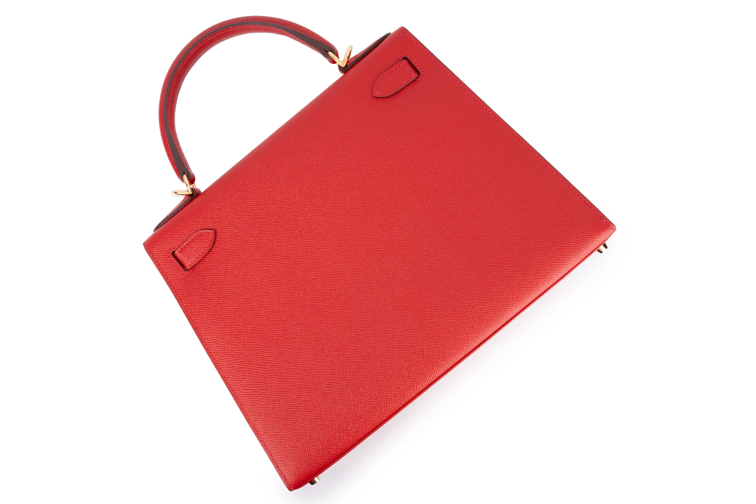 Hermès Kelly 28		Epsom	Rouge Casaque	GHW - Image 11