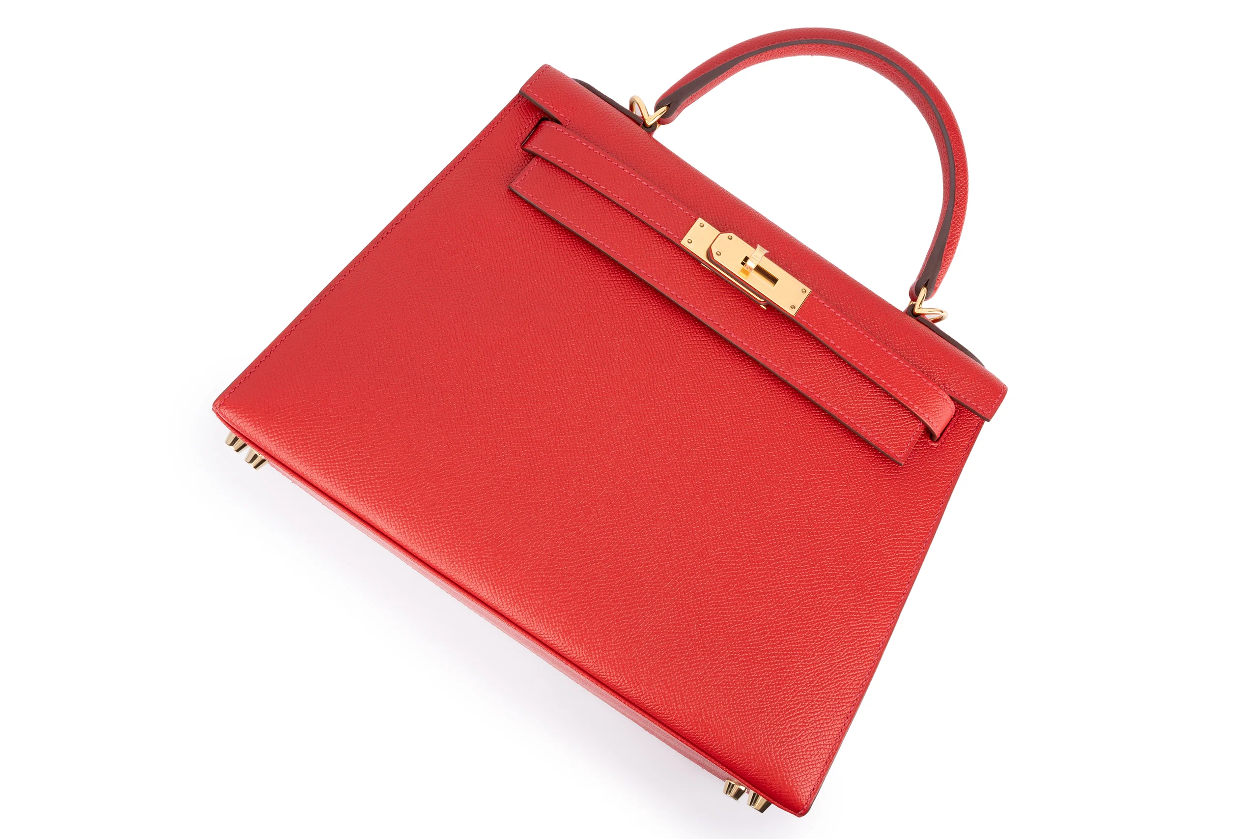 Hermès Kelly 28		Epsom	Rouge Casaque	GHW - Image 8