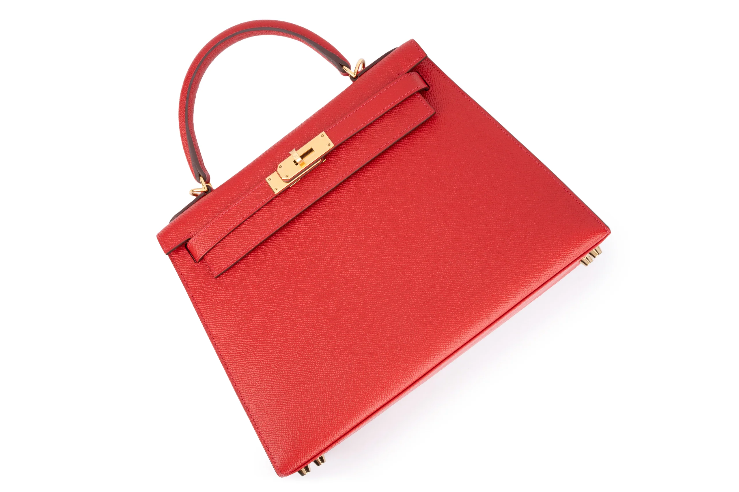 Hermès Kelly 28		Epsom	Rouge Casaque	GHW - Image 9