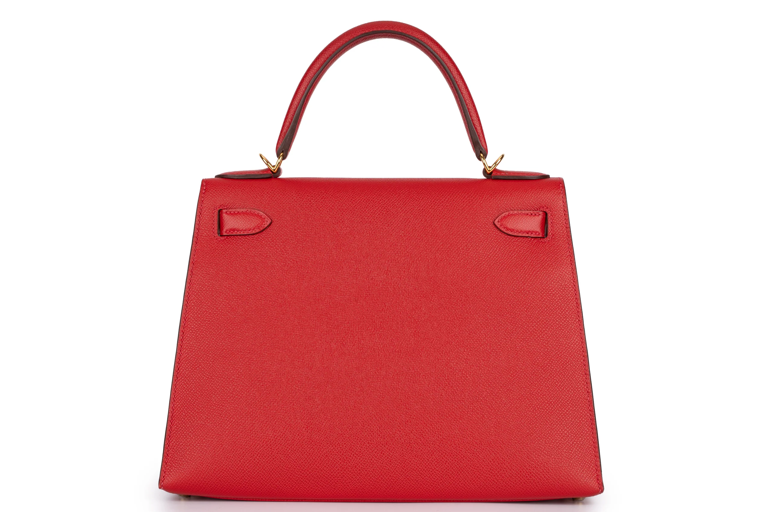 Hermès	Kelly 28 Epsom	Rouge Casaque	GHW - Image 4