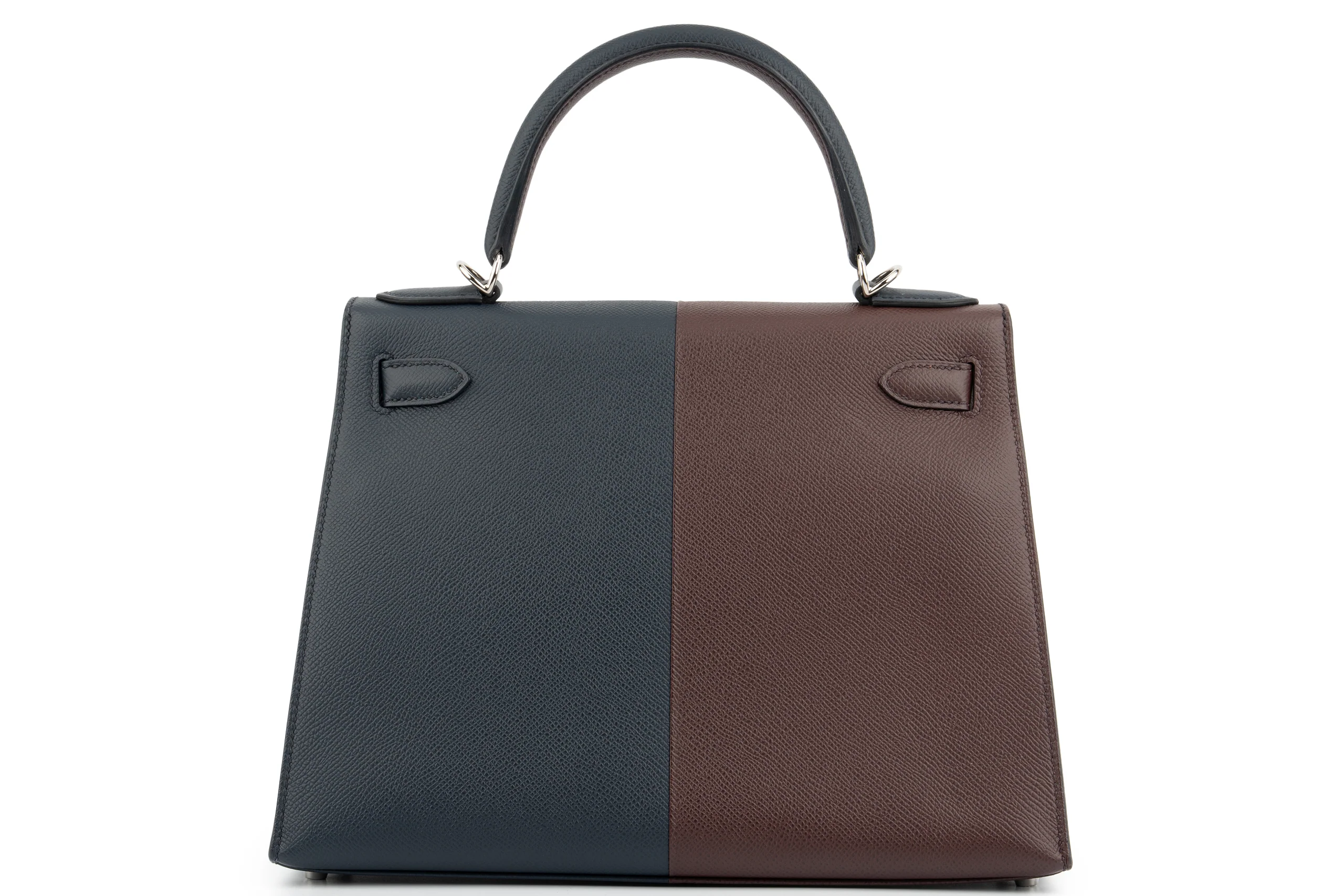 Hermès Kelly 28		Epsom	Rouge / Indigo	PHW - Image 4