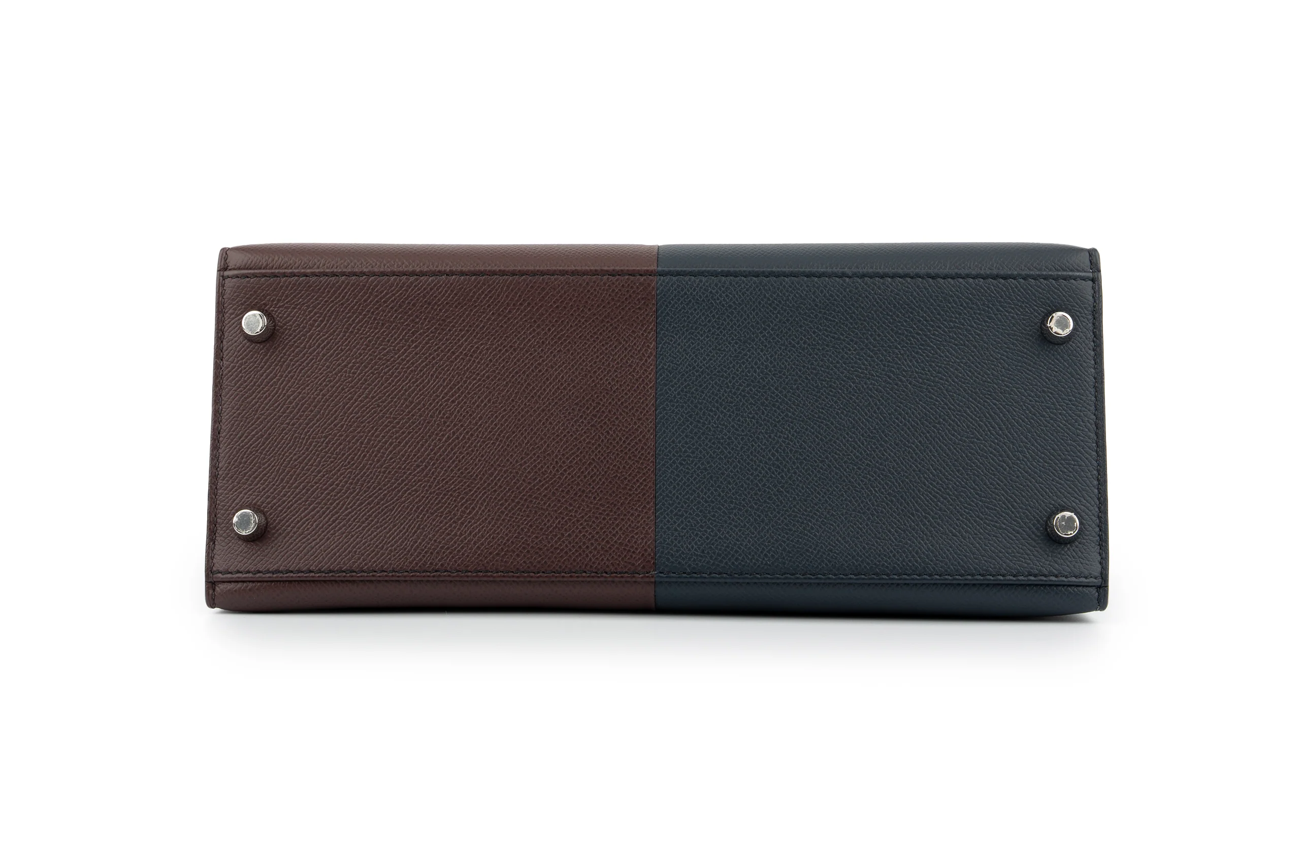 Hermès Kelly 28		Epsom	Rouge / Indigo	PHW - Image 6