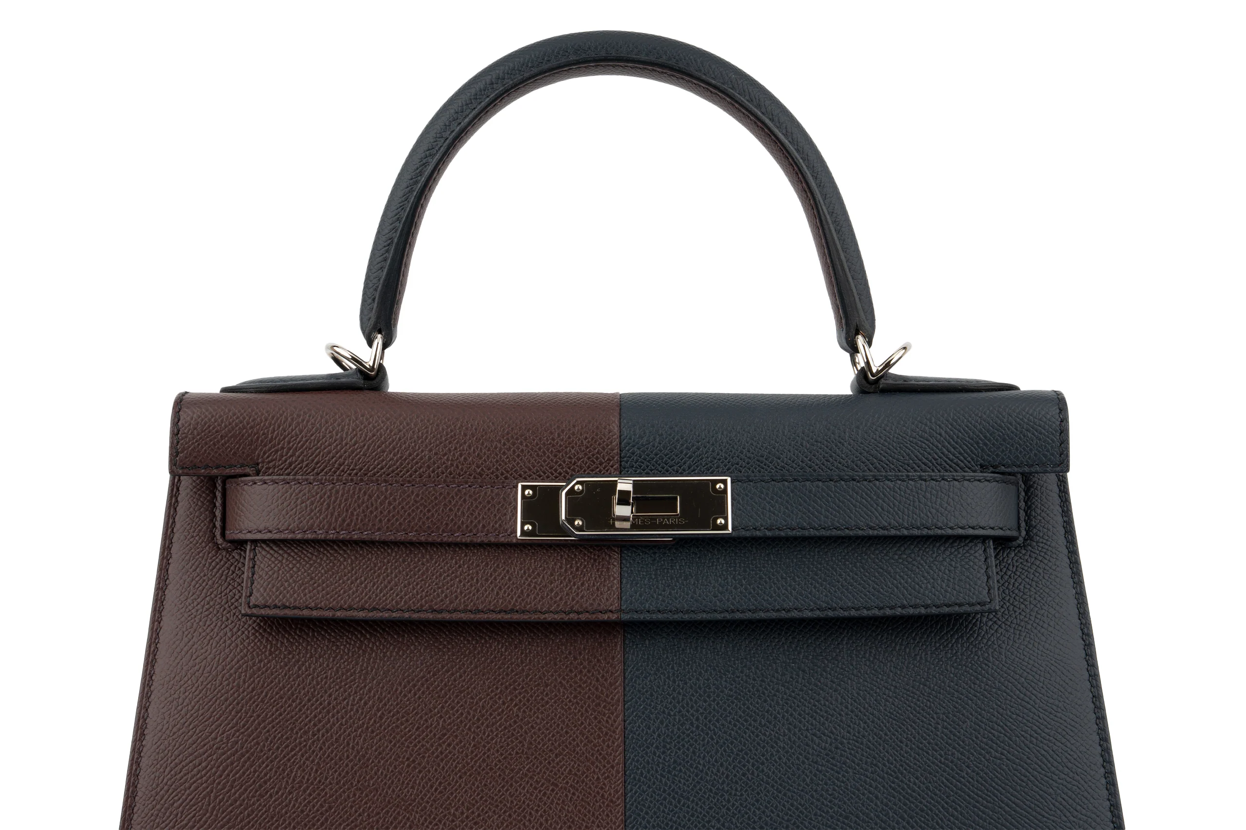 Hermès Kelly 28		Epsom	Rouge / Indigo	PHW - Image 7