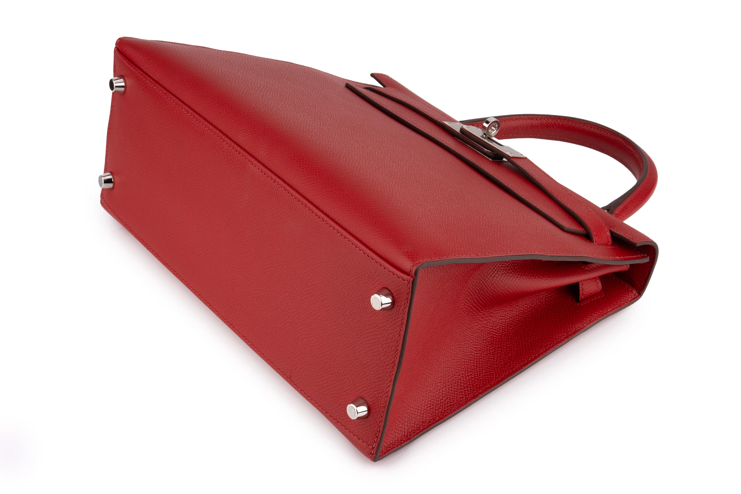 Hermès Kelly 28 Epsom Rouge Piment PHW - Image 11