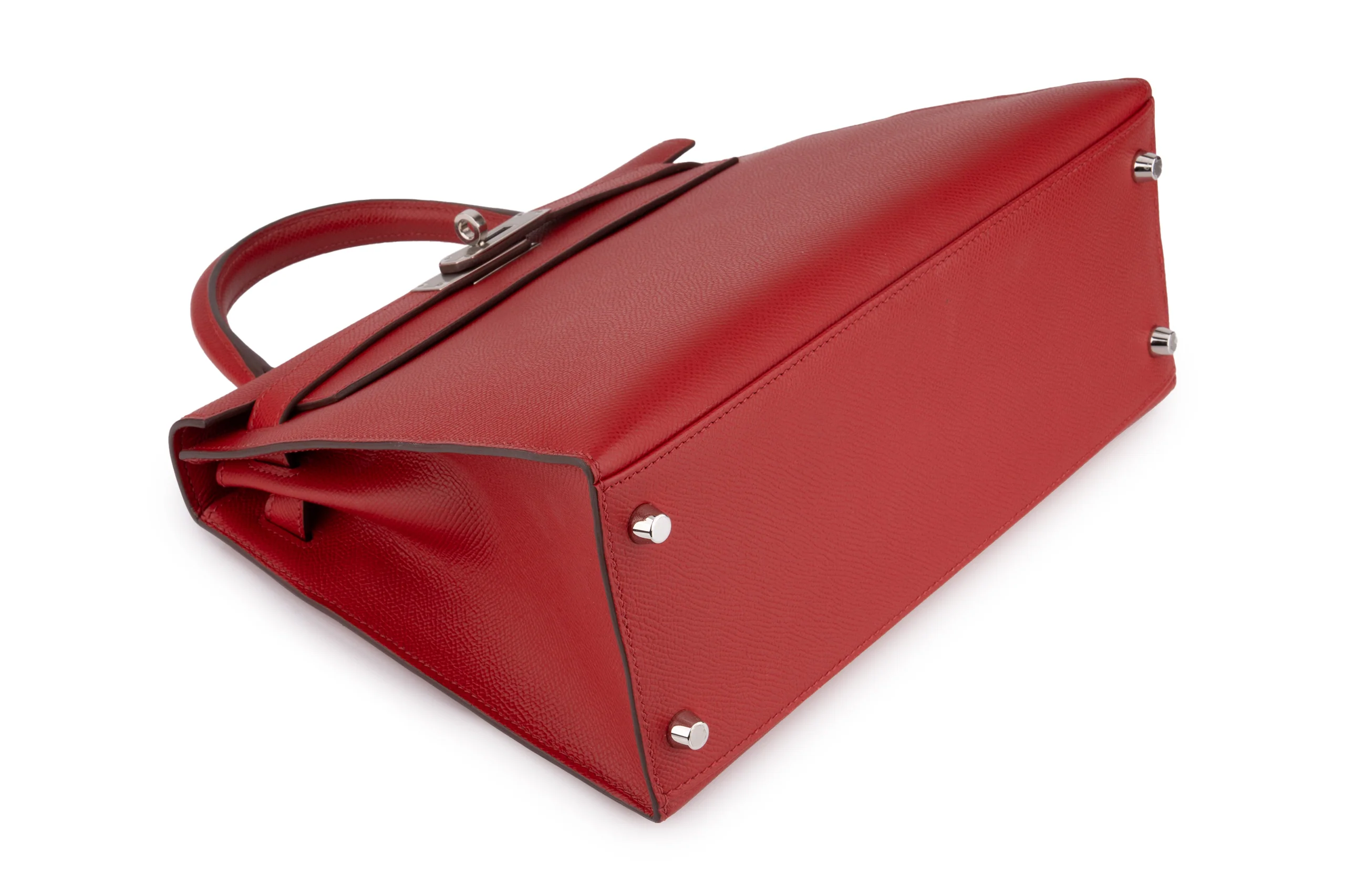 Hermès Kelly 28 Epsom Rouge Piment PHW - Image 12