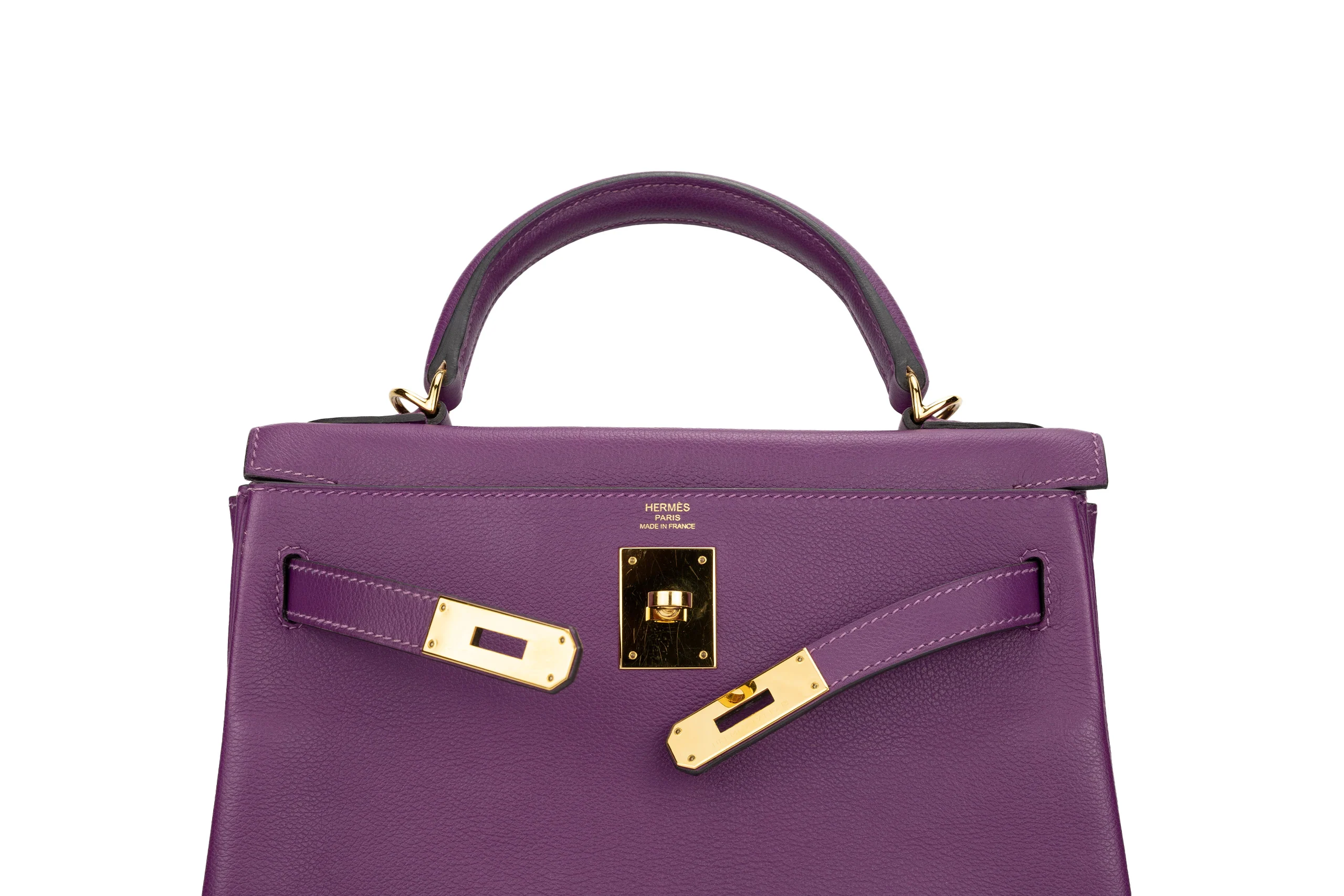 Hermès Kelly 28 Evercolor Anemone GHW - Image 9