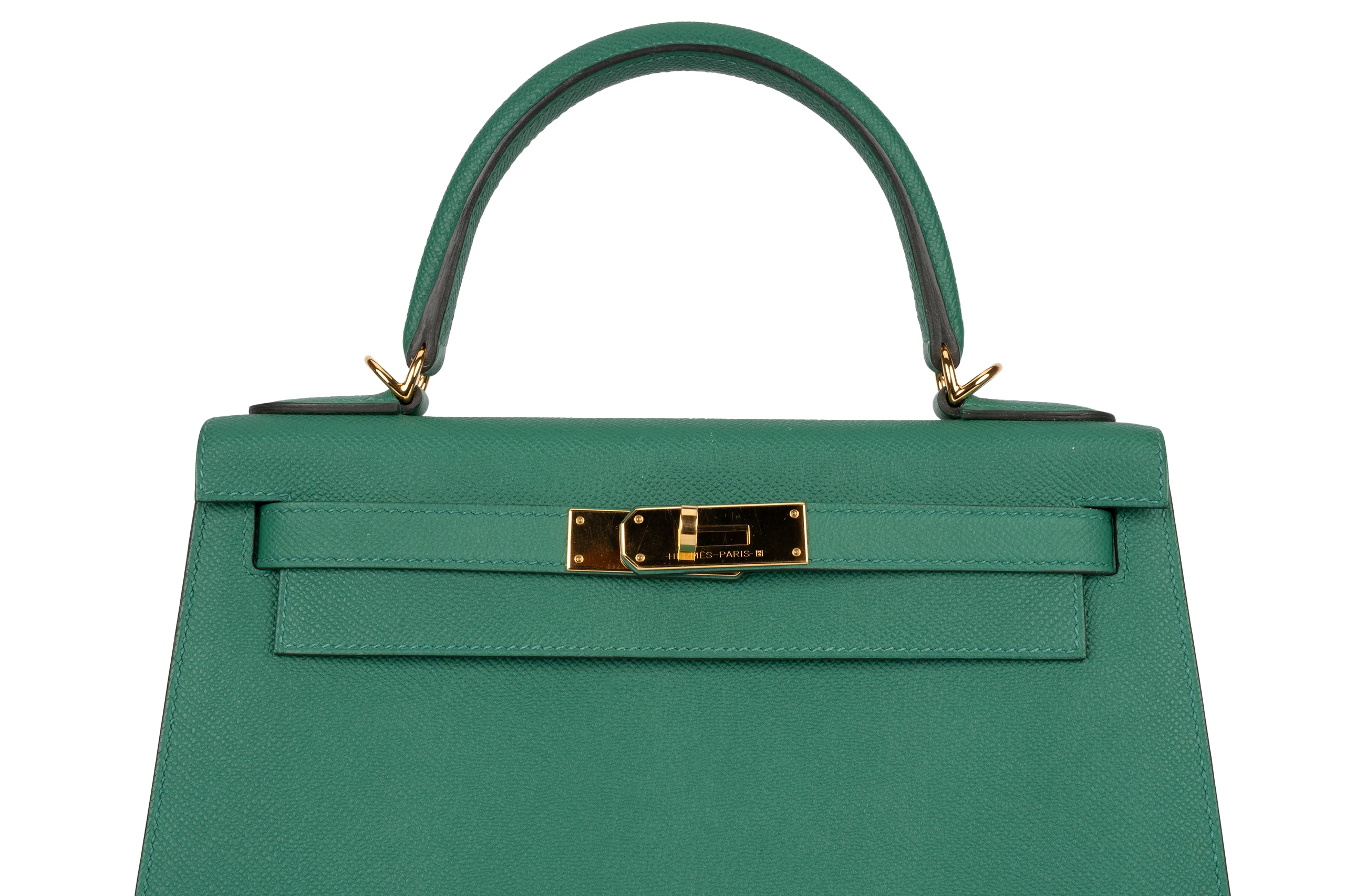 Hermès	Kelly 28	HSS	Epsom	Vert Vertigo	GHW - Image 7