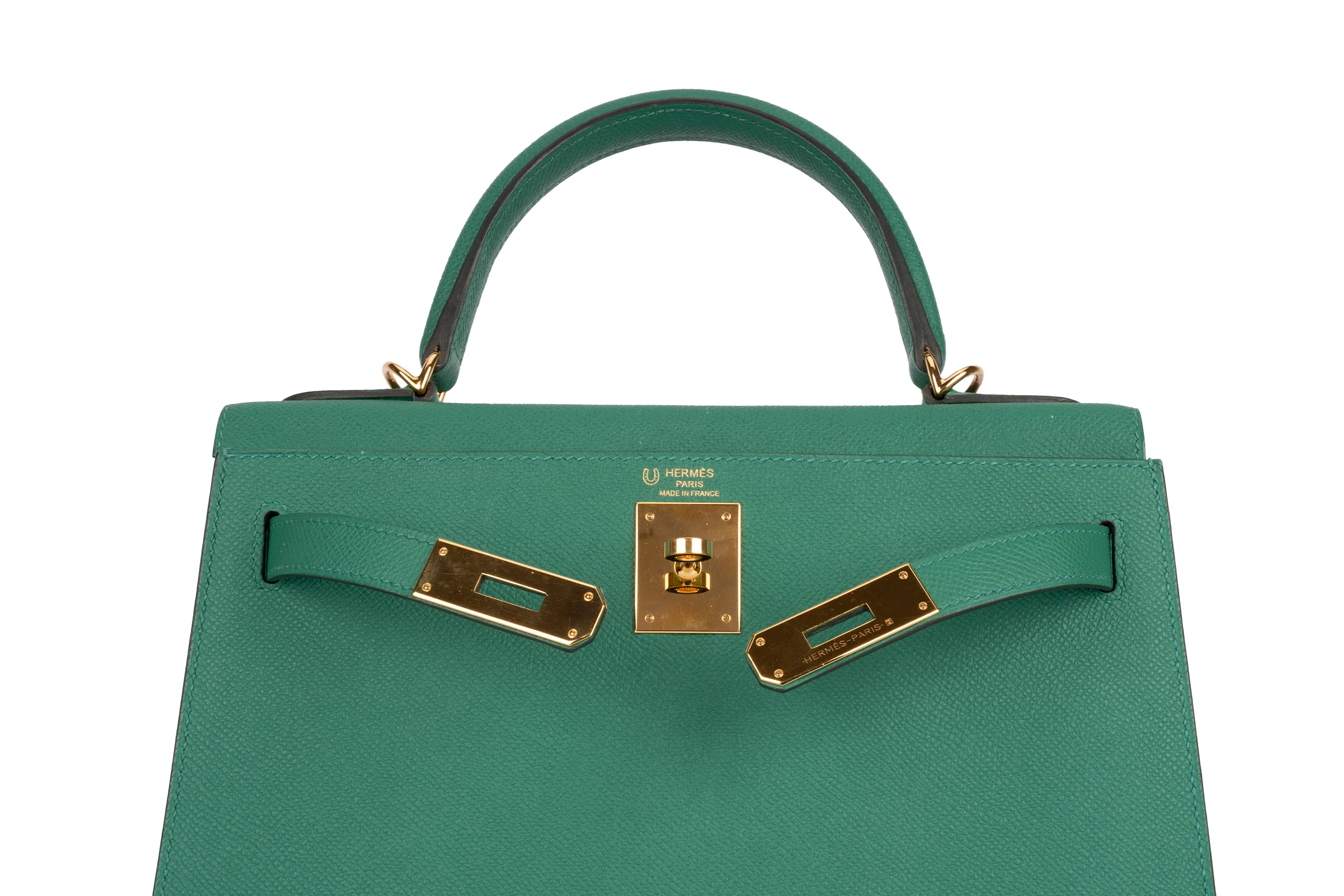 Hermès	Kelly 28	HSS	Epsom	Vert Vertigo	GHW - Image 9