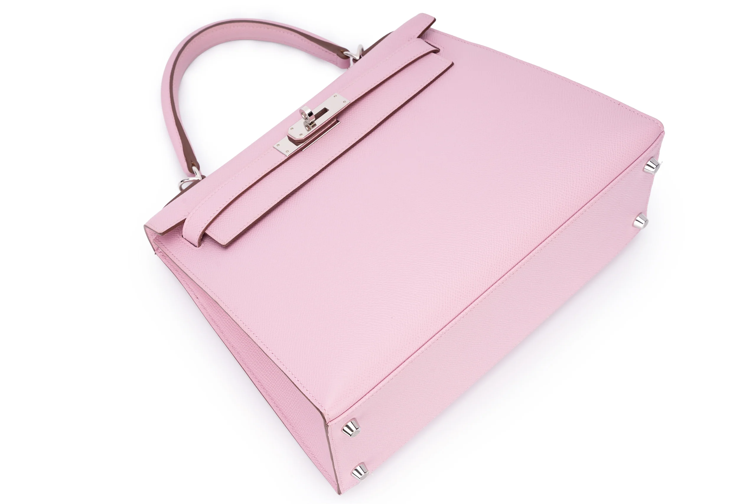 Hermès Kelly 28 Mauve Sylvest PHW - Image 12