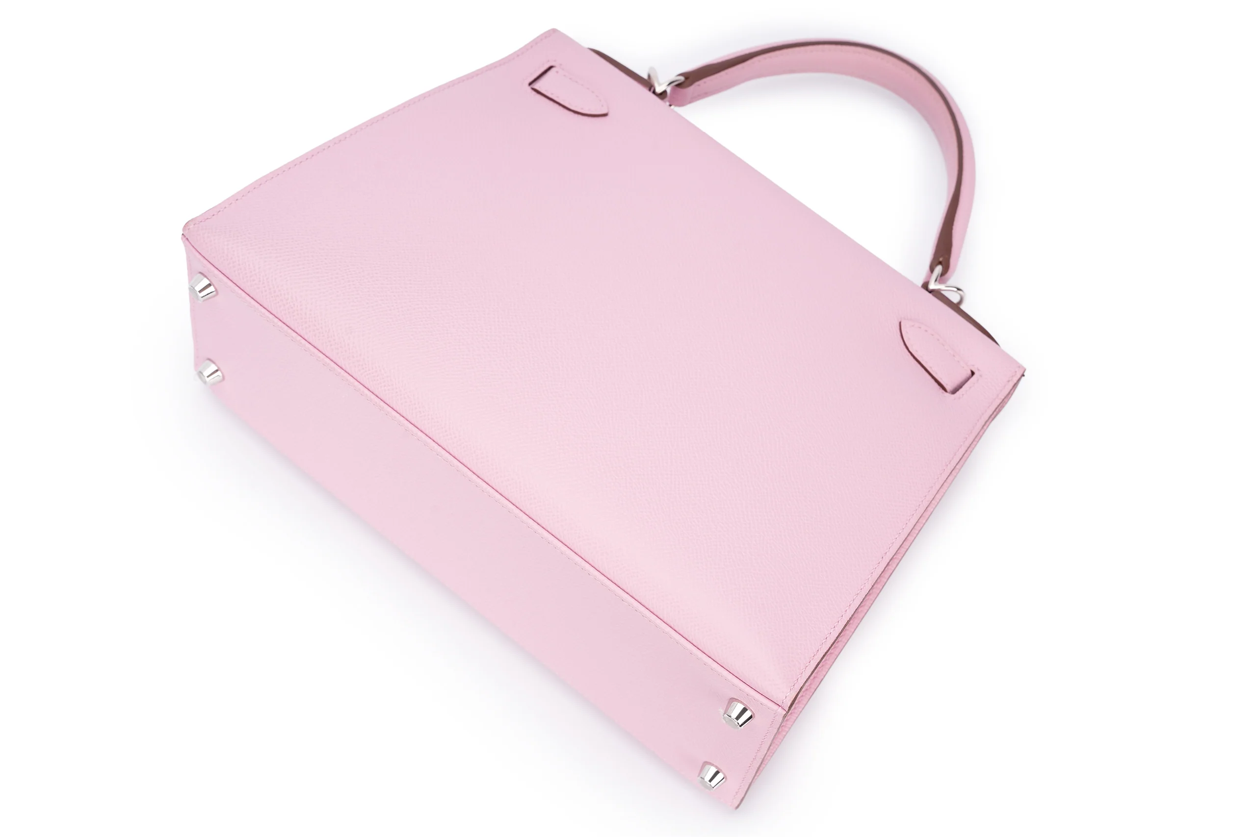 Hermès Kelly 28 Mauve Sylvest PHW - Image 13
