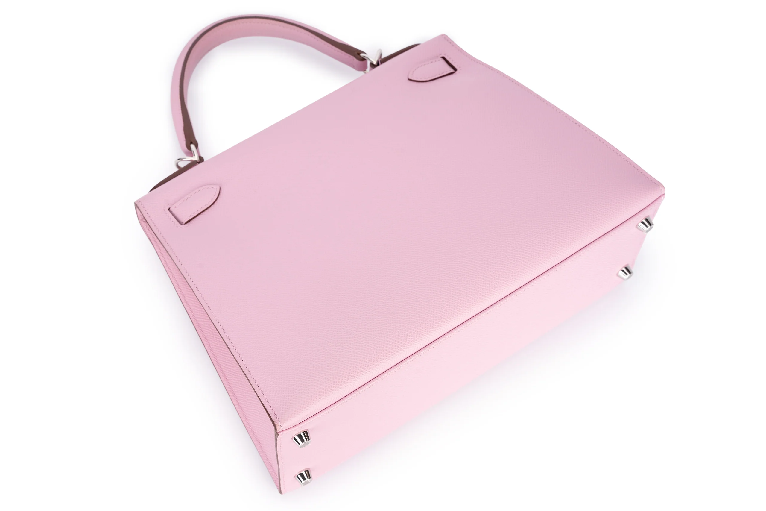 Hermès Kelly 28 Mauve Sylvest PHW - Image 14
