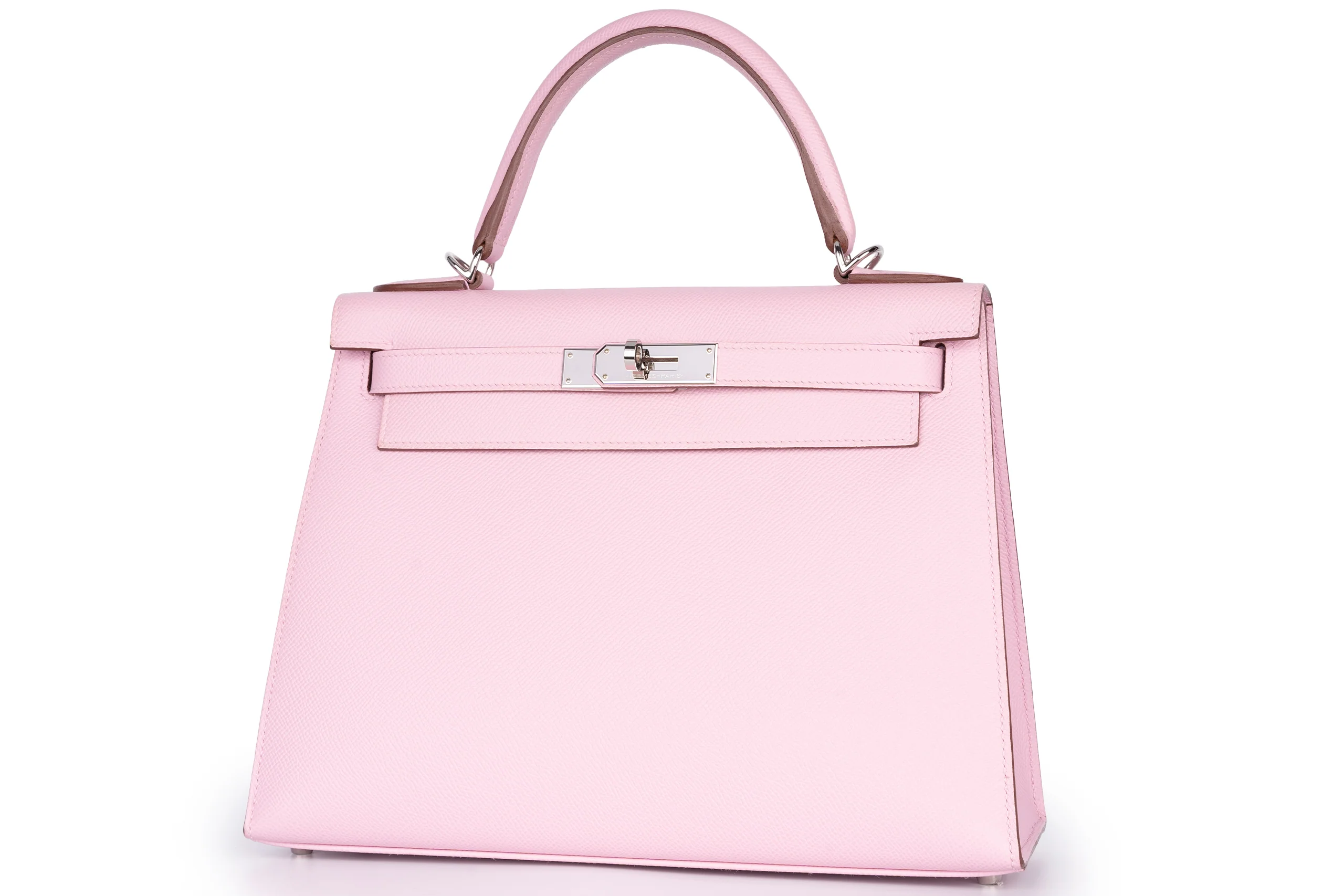 Hermès Kelly 28 Mauve Sylvest PHW - Image 2