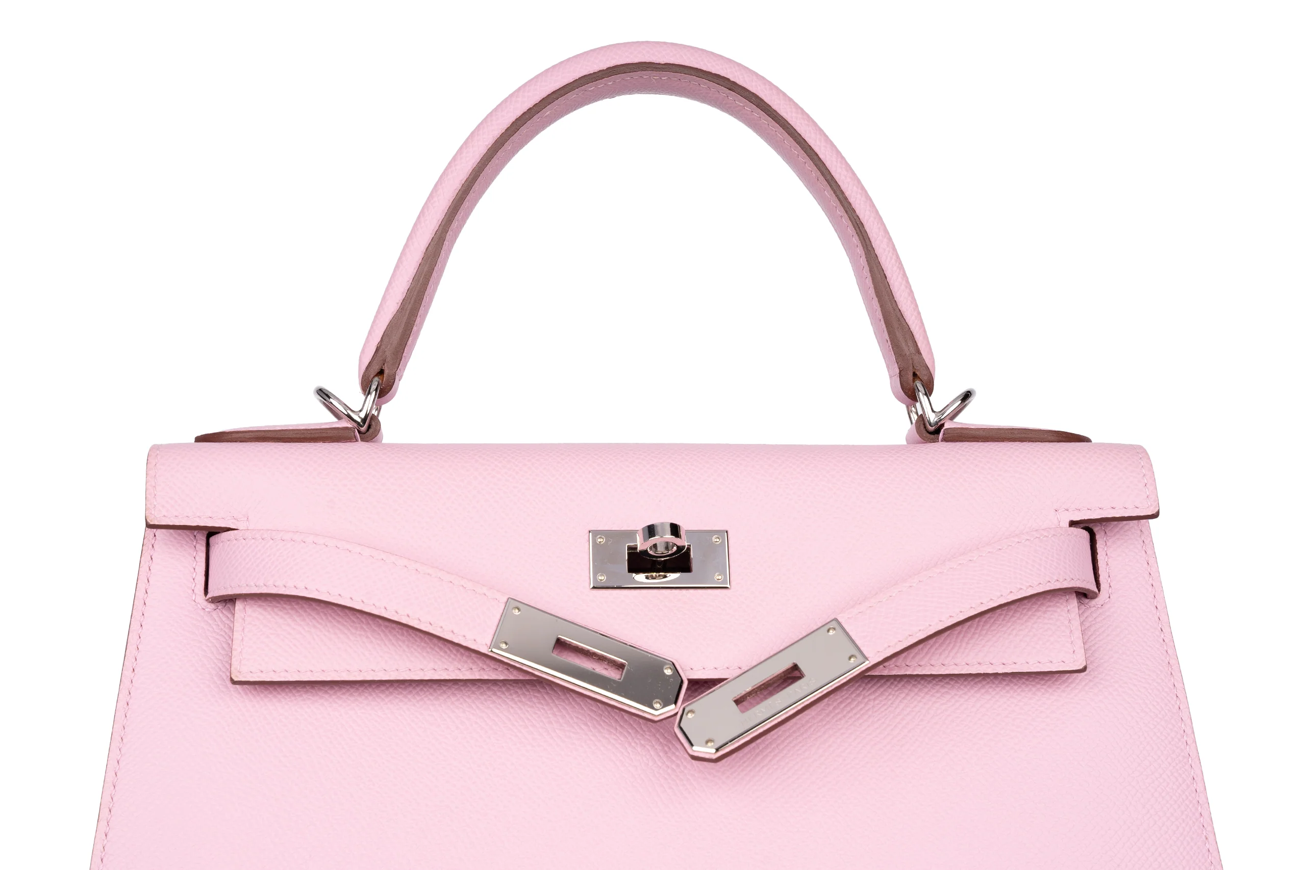 Hermès Kelly 28 Mauve Sylvest PHW - Image 8