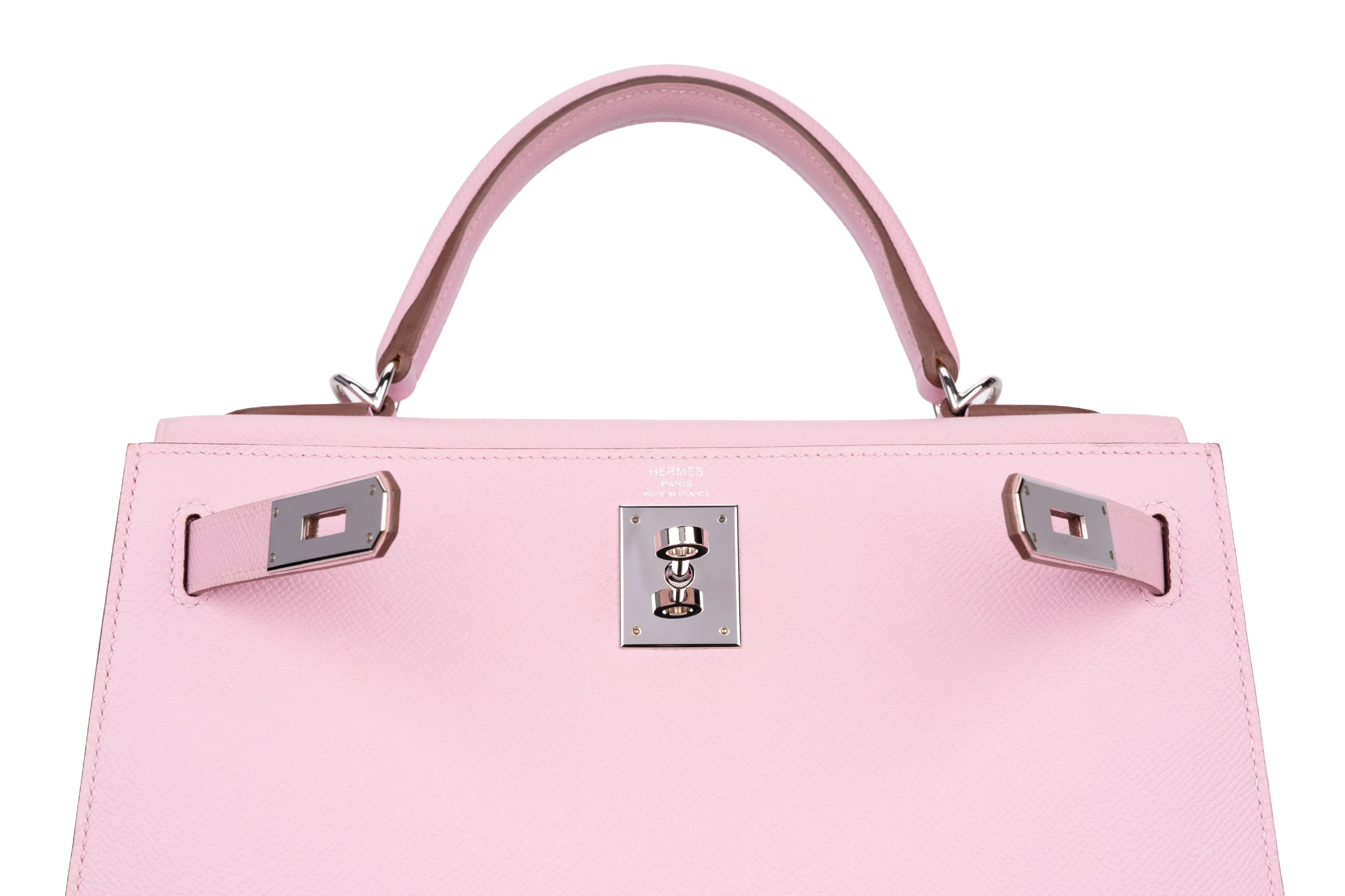 Hermès Kelly 28 Mauve Sylvest PHW - Image 9