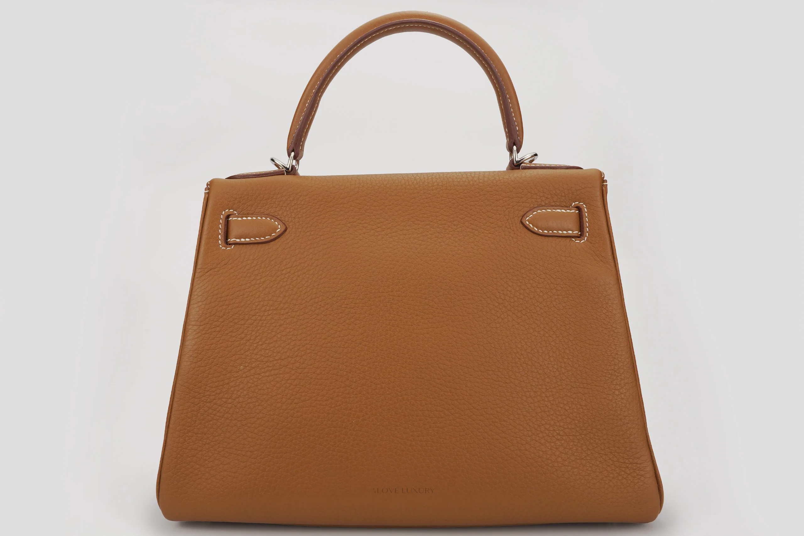Hermès Kelly 28 Retourne Togo Gold PHW - Image 4