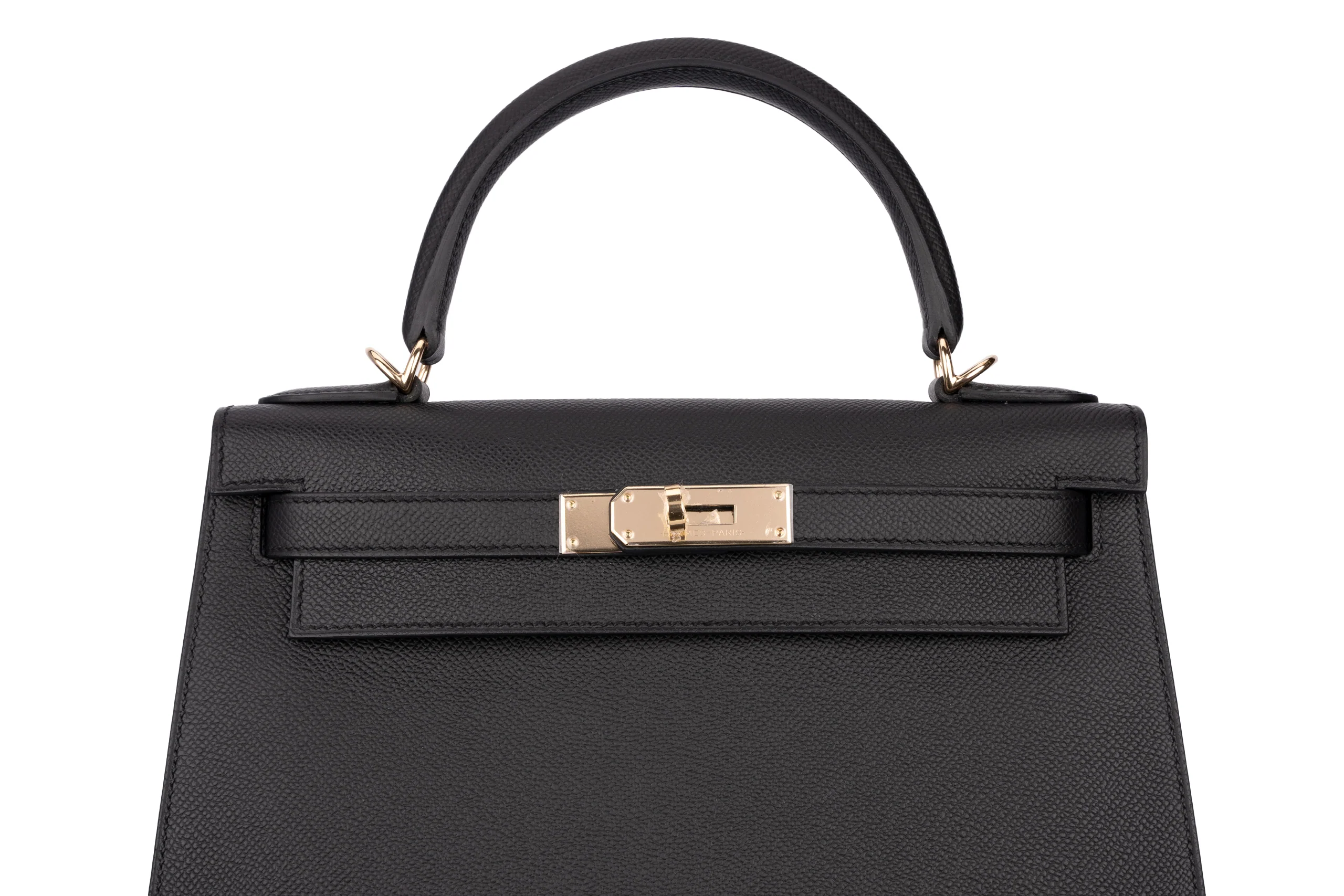 Hermès Kelly 28 Sellier Epsom Black PBHW - Image 7