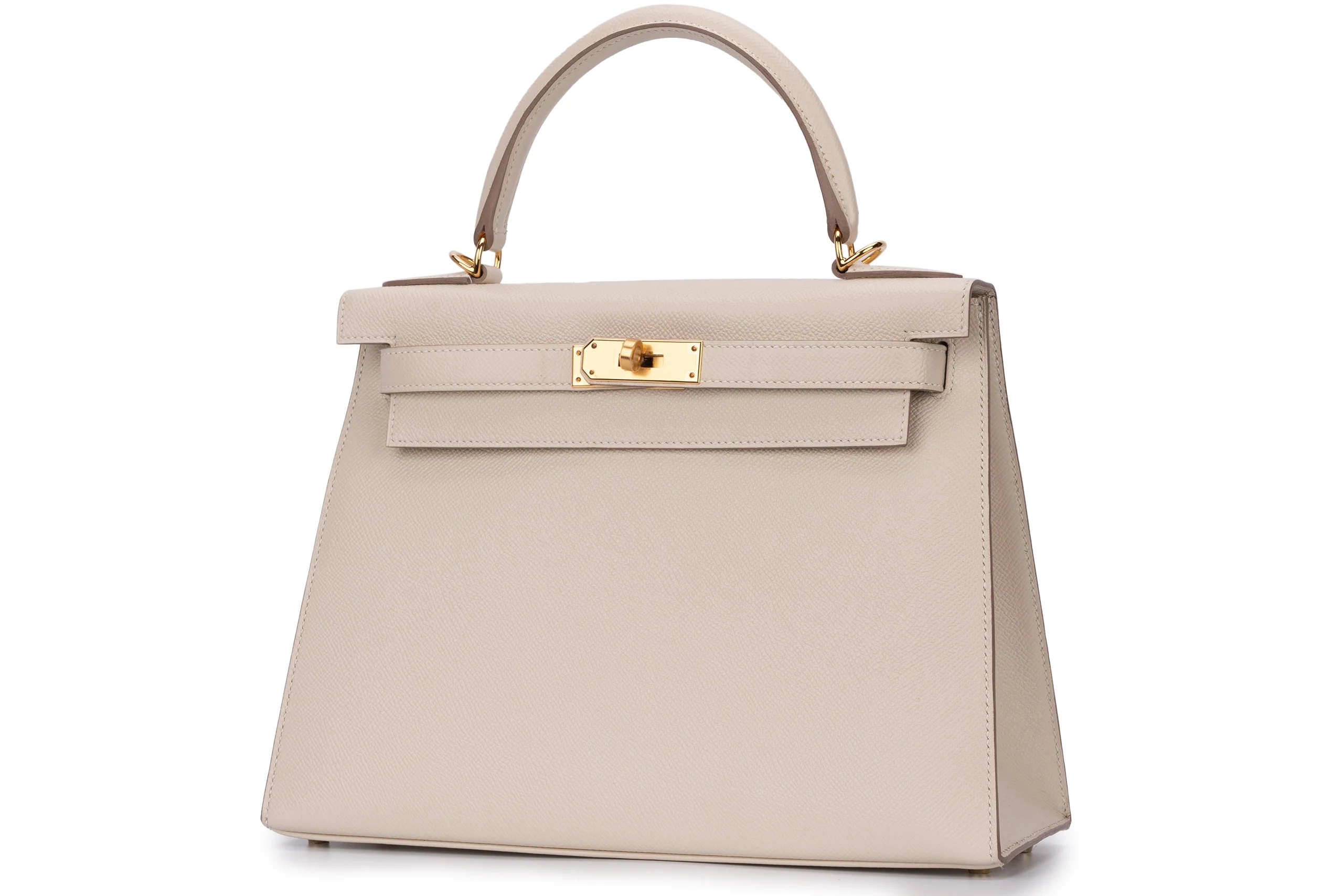 Hermès Kelly 28 Sellier Epsom Craie GHW - Image 2