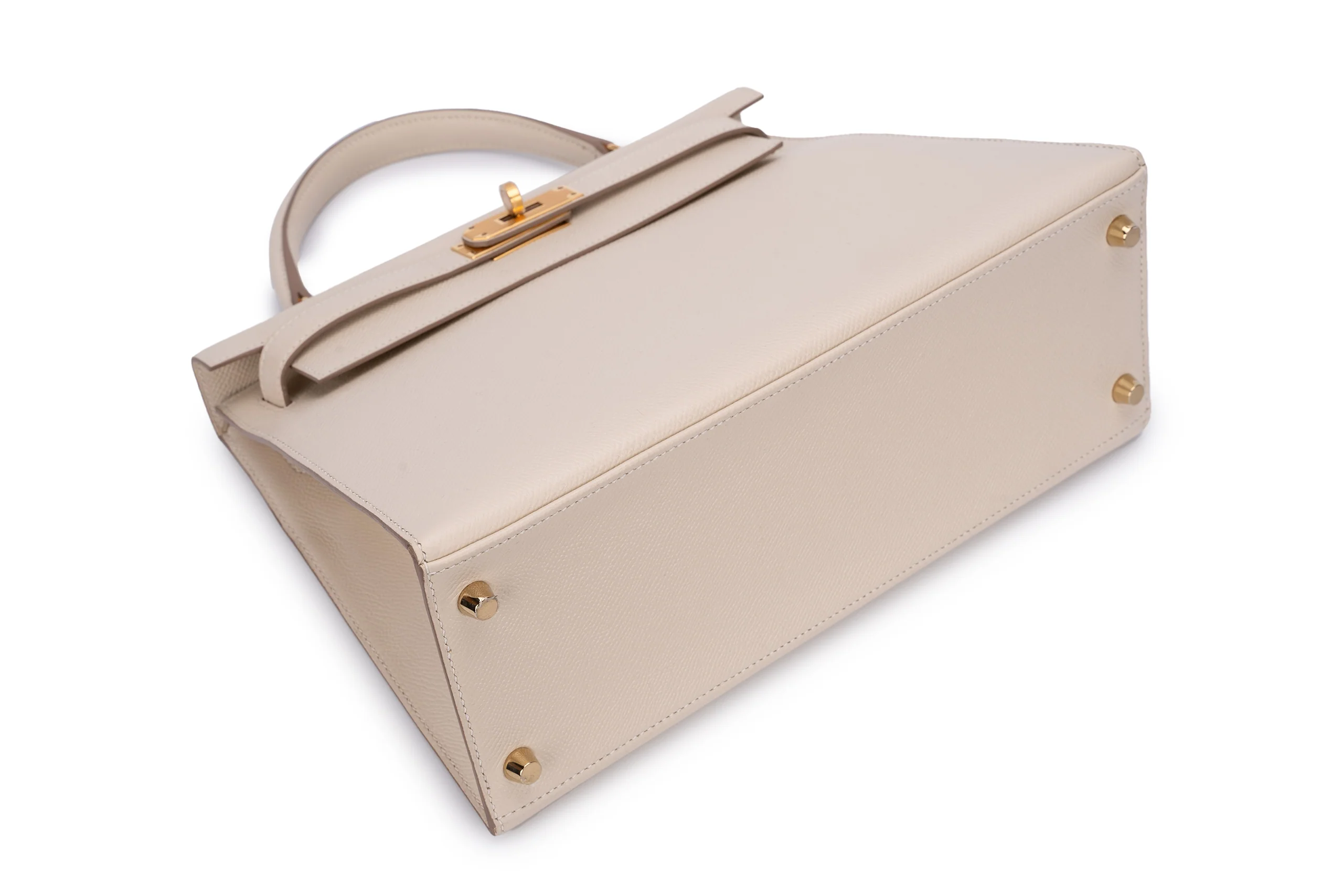 Hermès Kelly 28 Sellier Epsom Craie GHW - Image 8
