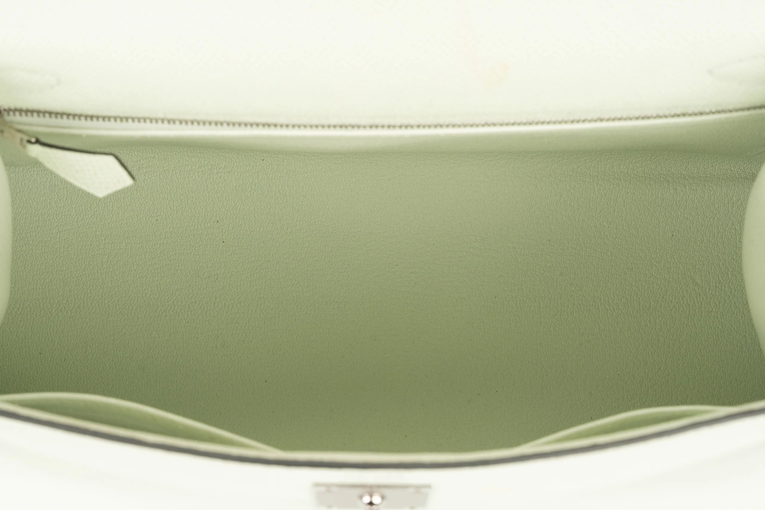 Hermès Kelly 28 Sellier Epsom Vert Fizz PHW B Stamp - Image 11