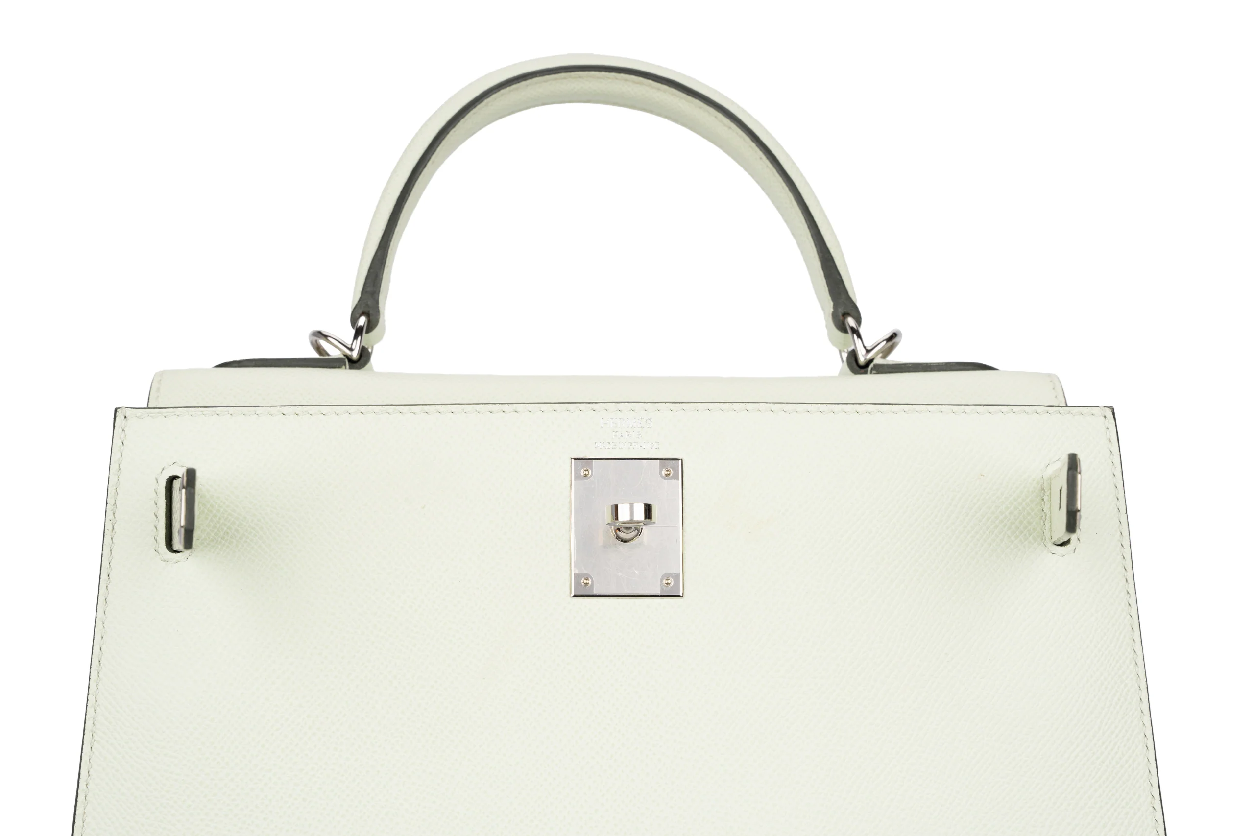 Hermès Kelly 28 Sellier Epsom Vert Fizz PHW B Stamp - Image 9