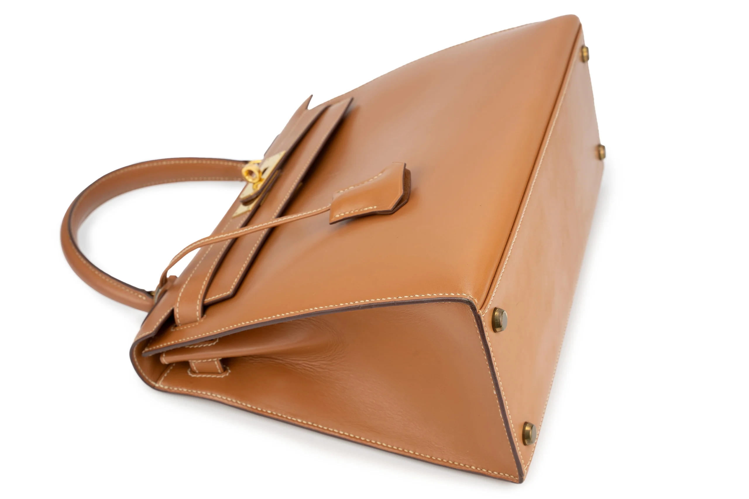 Hermès Kelly 28 Vintage Chamonix Natural GHW - Image 10