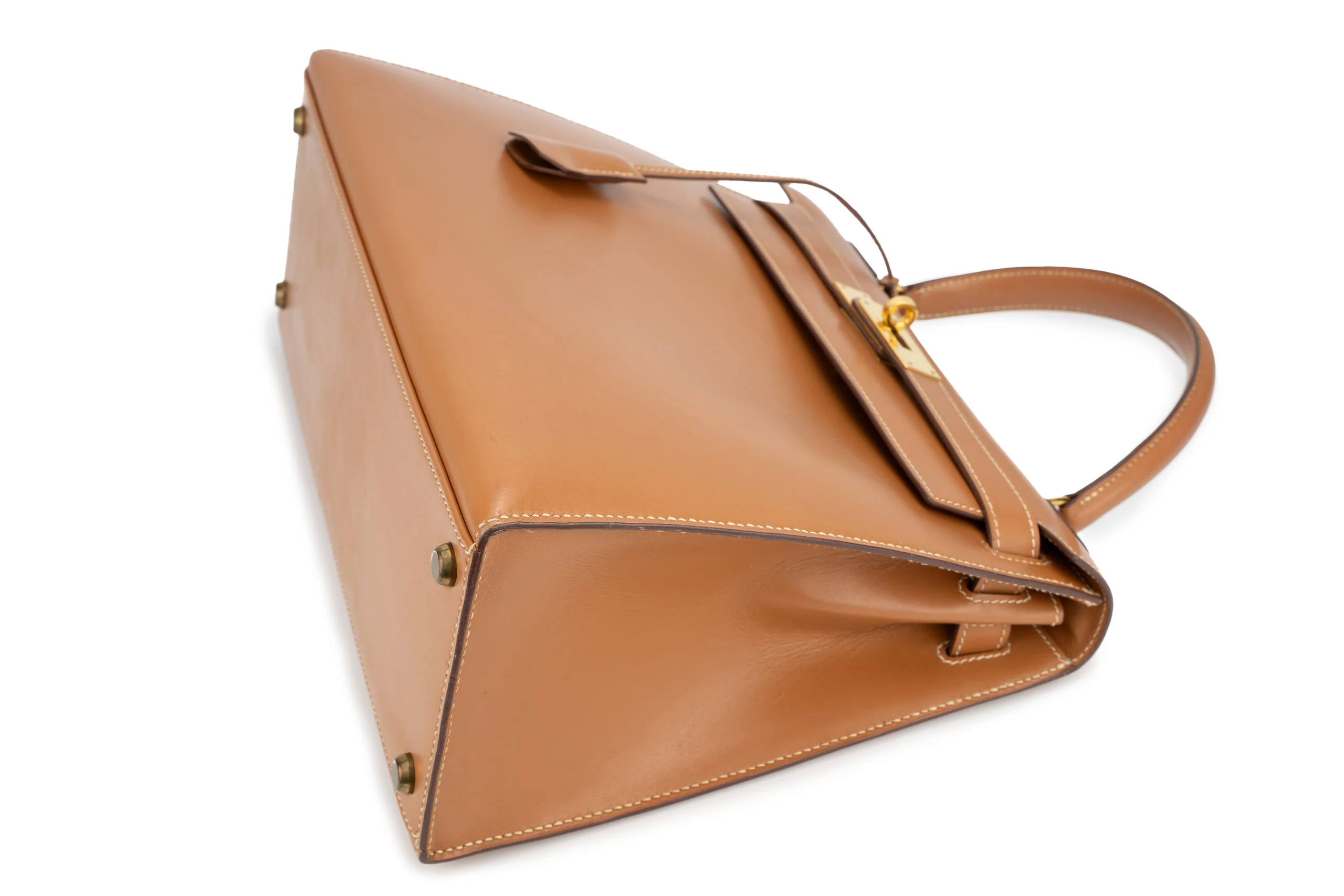 Hermès Kelly 28 Vintage Chamonix Natural GHW - Image 11