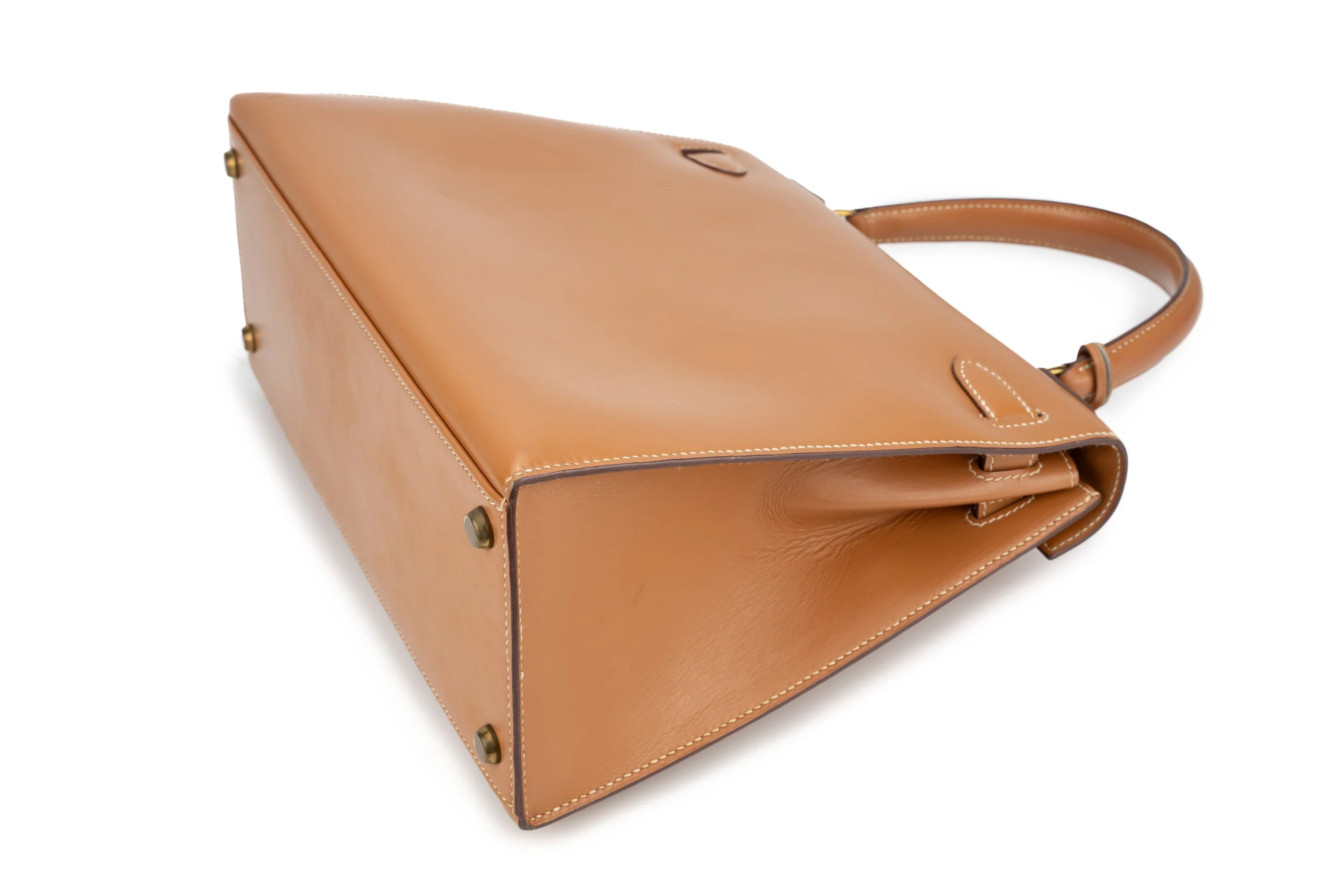 Hermès Kelly 28 Vintage Chamonix Natural GHW - Image 13