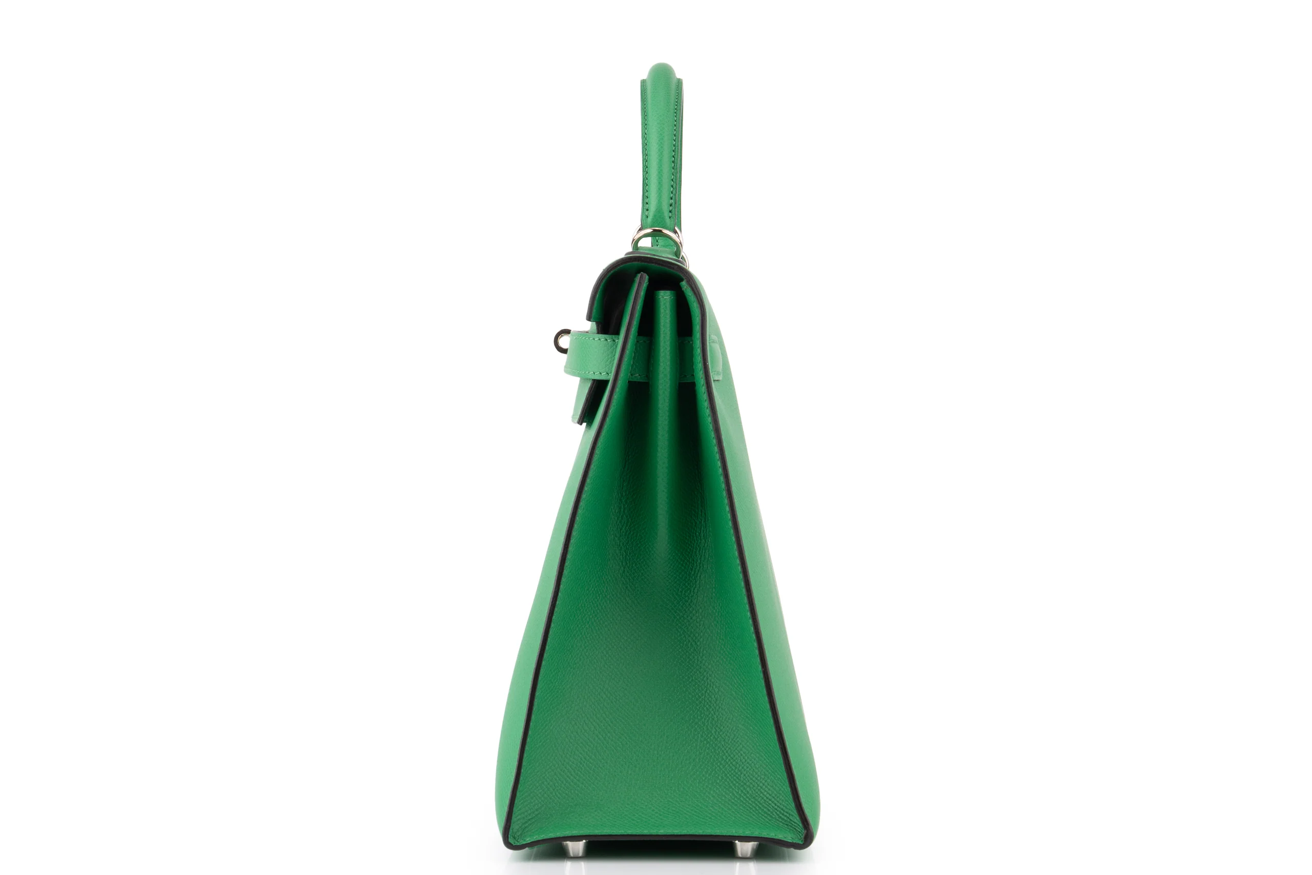 Hermès Kelly 32 Epsom Bamboo PHW - Image 3