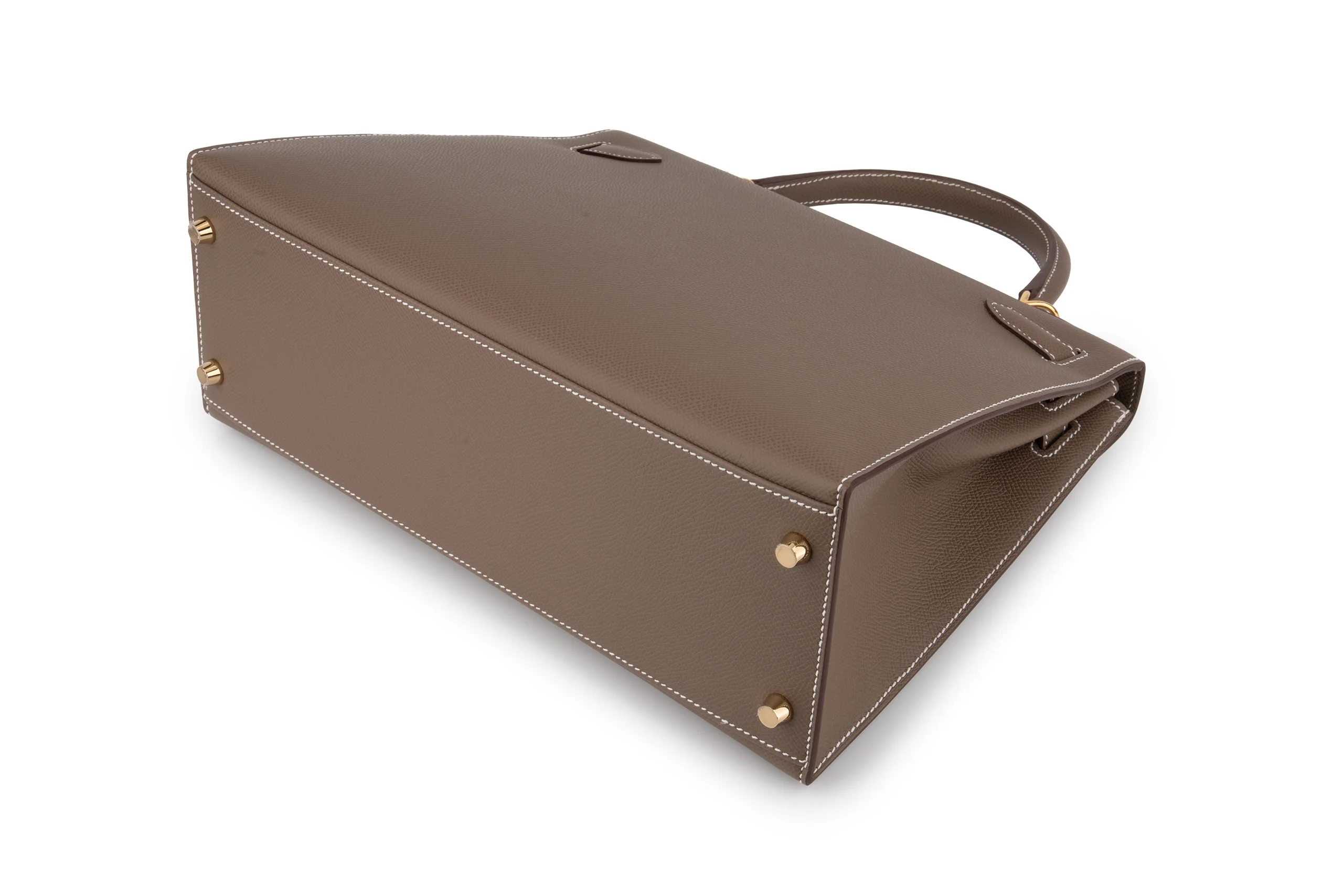 Hermès Kelly 32 Epsom Etoupe GHW - Image 10