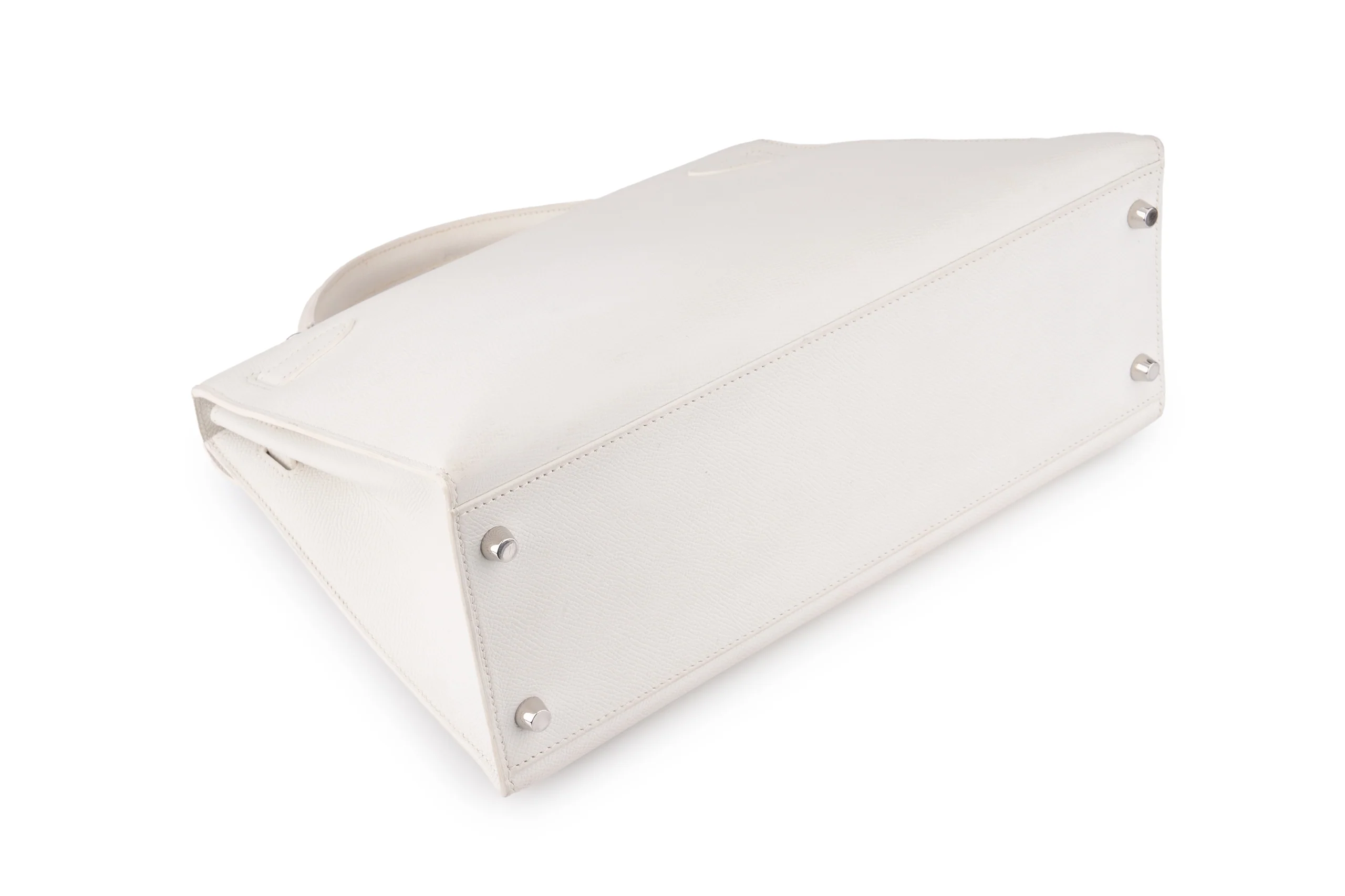 Hermès Kelly 32		Epsom	White	PHW - Image 14