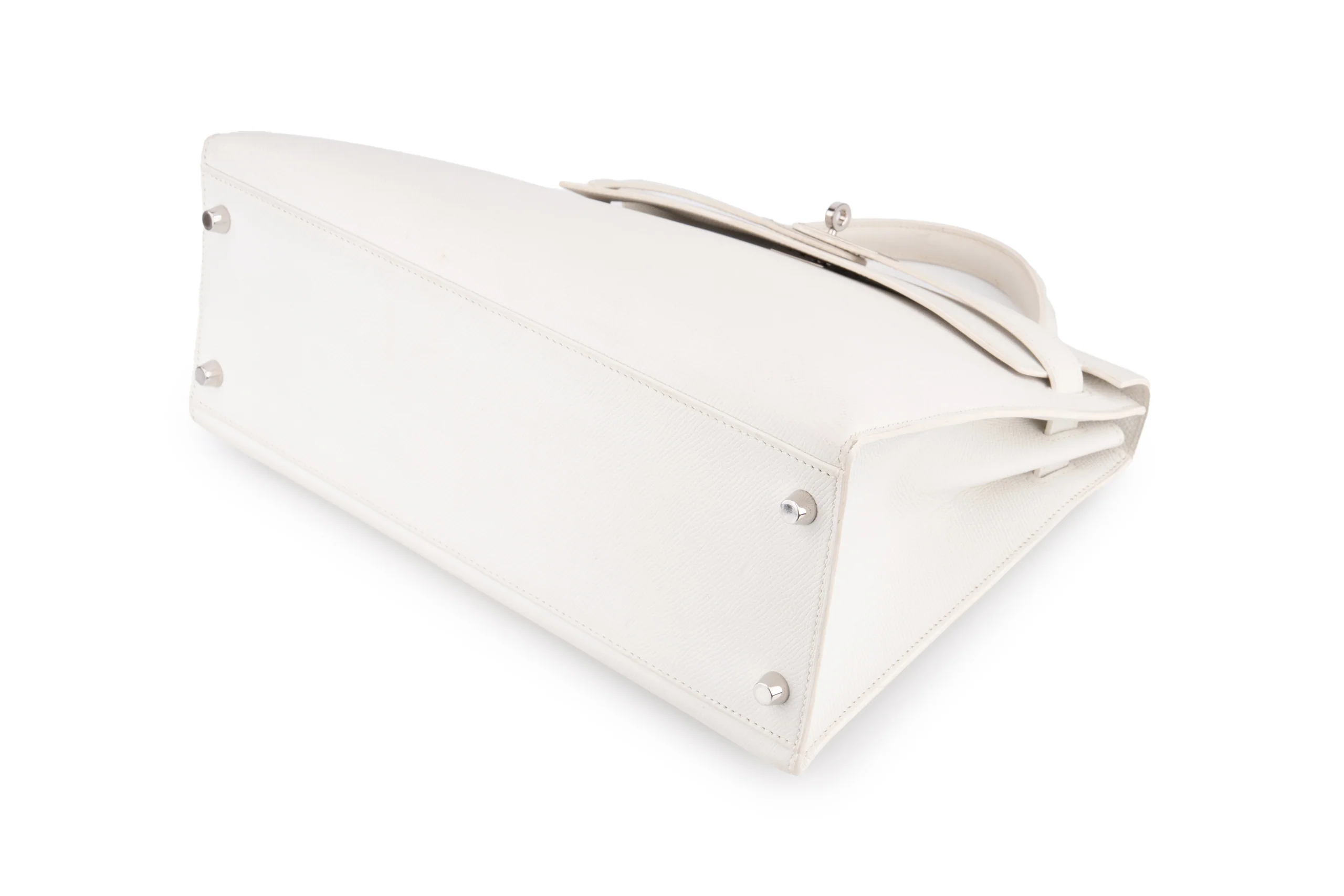 Hermès Kelly 32		Epsom	White	PHW - Image 5