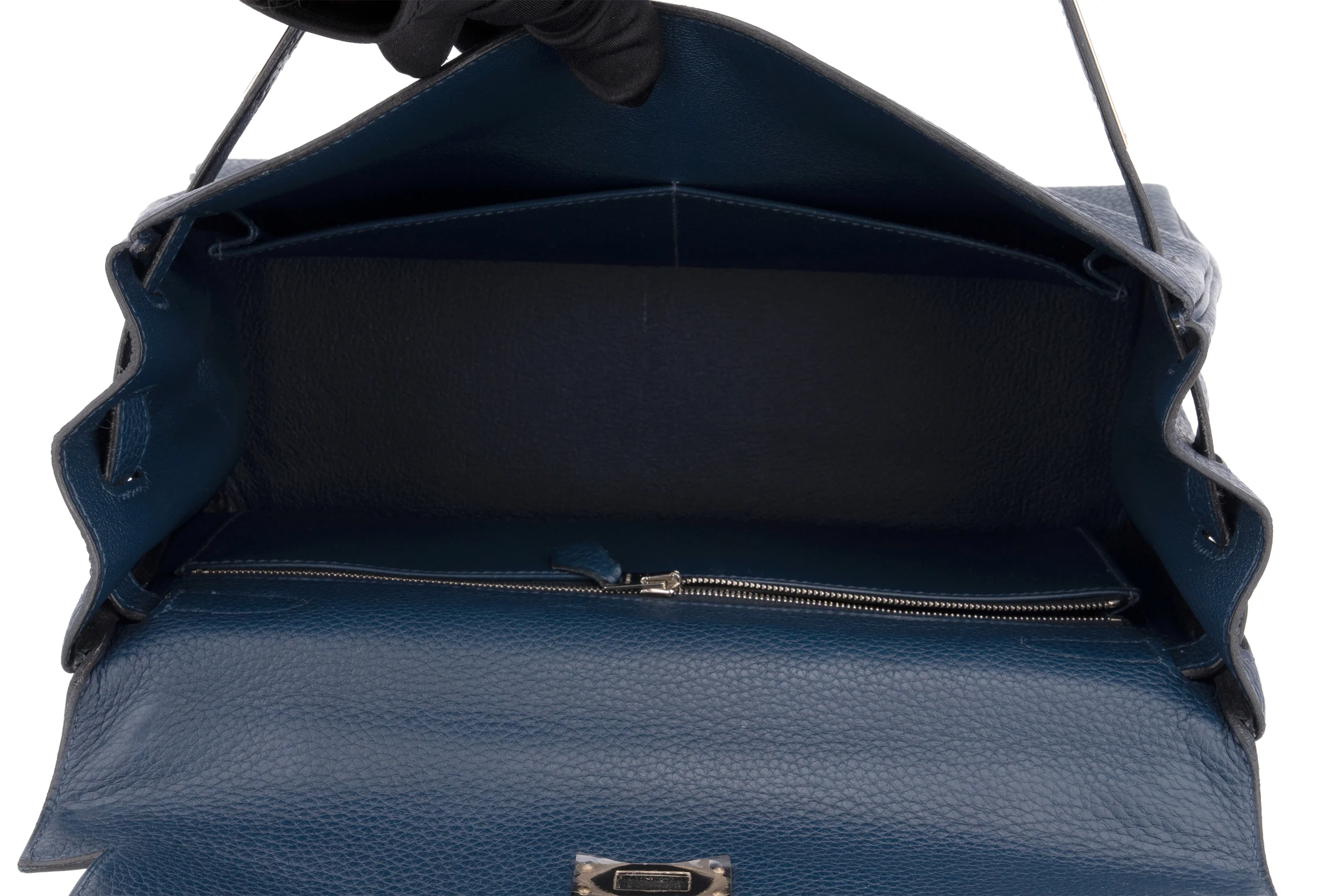 Hermès Kelly 32	Retourne	Togo	Bleu Sapphire	PHW - Image 10
