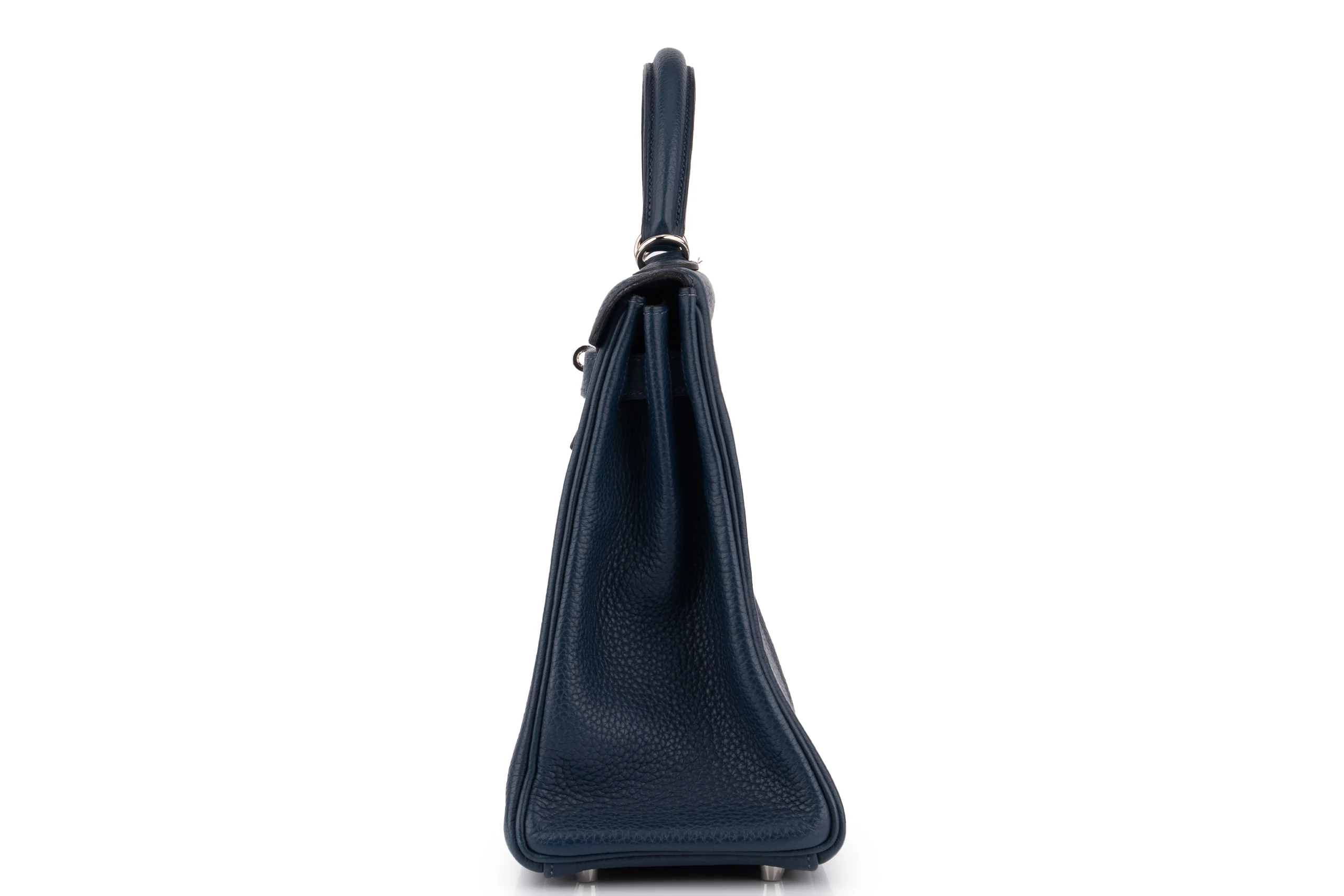Hermès Kelly 32	Retourne	Togo	Bleu Sapphire	PHW - Image 3