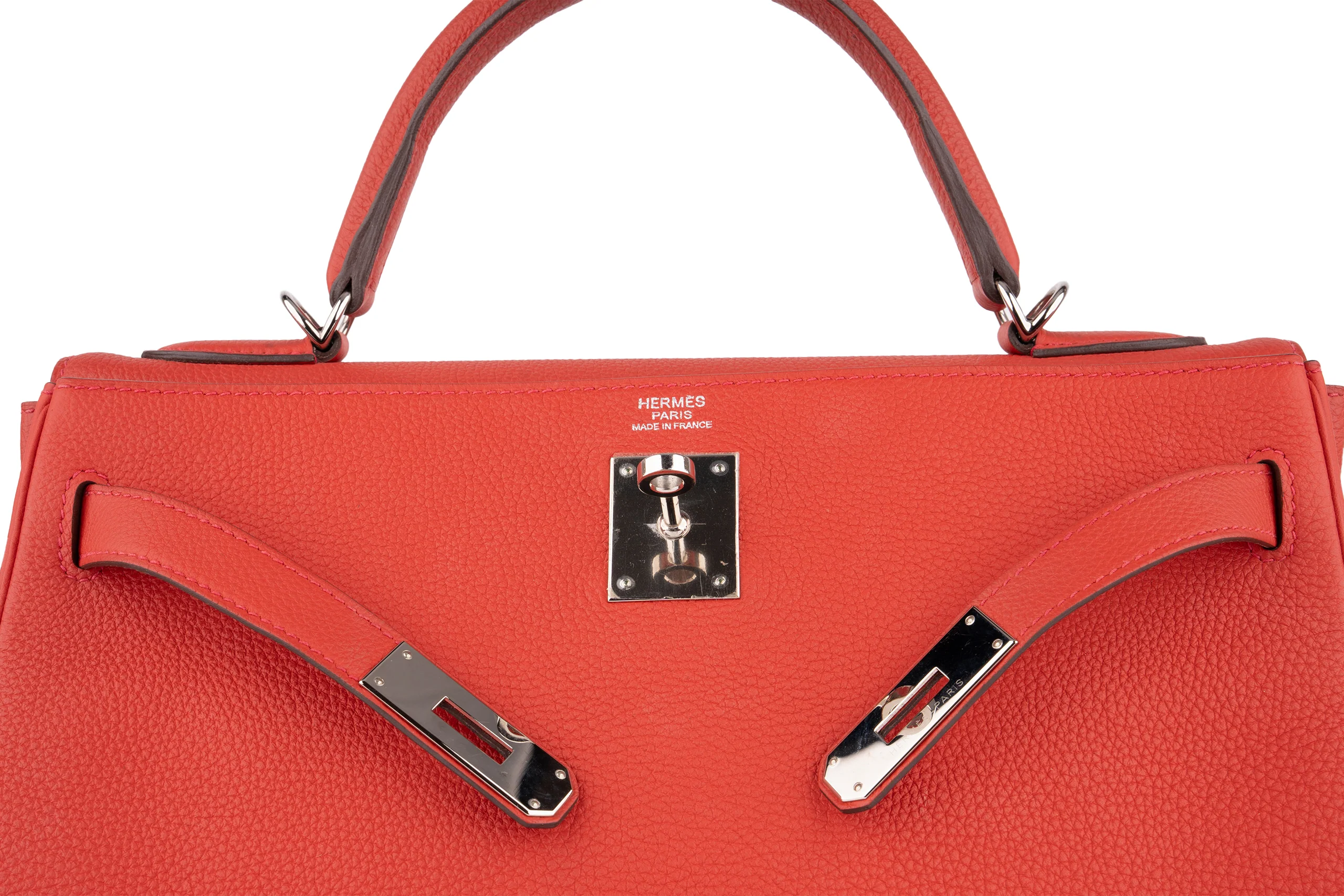 Hermès Kelly 32		Togo	Geranium	PHW - Image 9