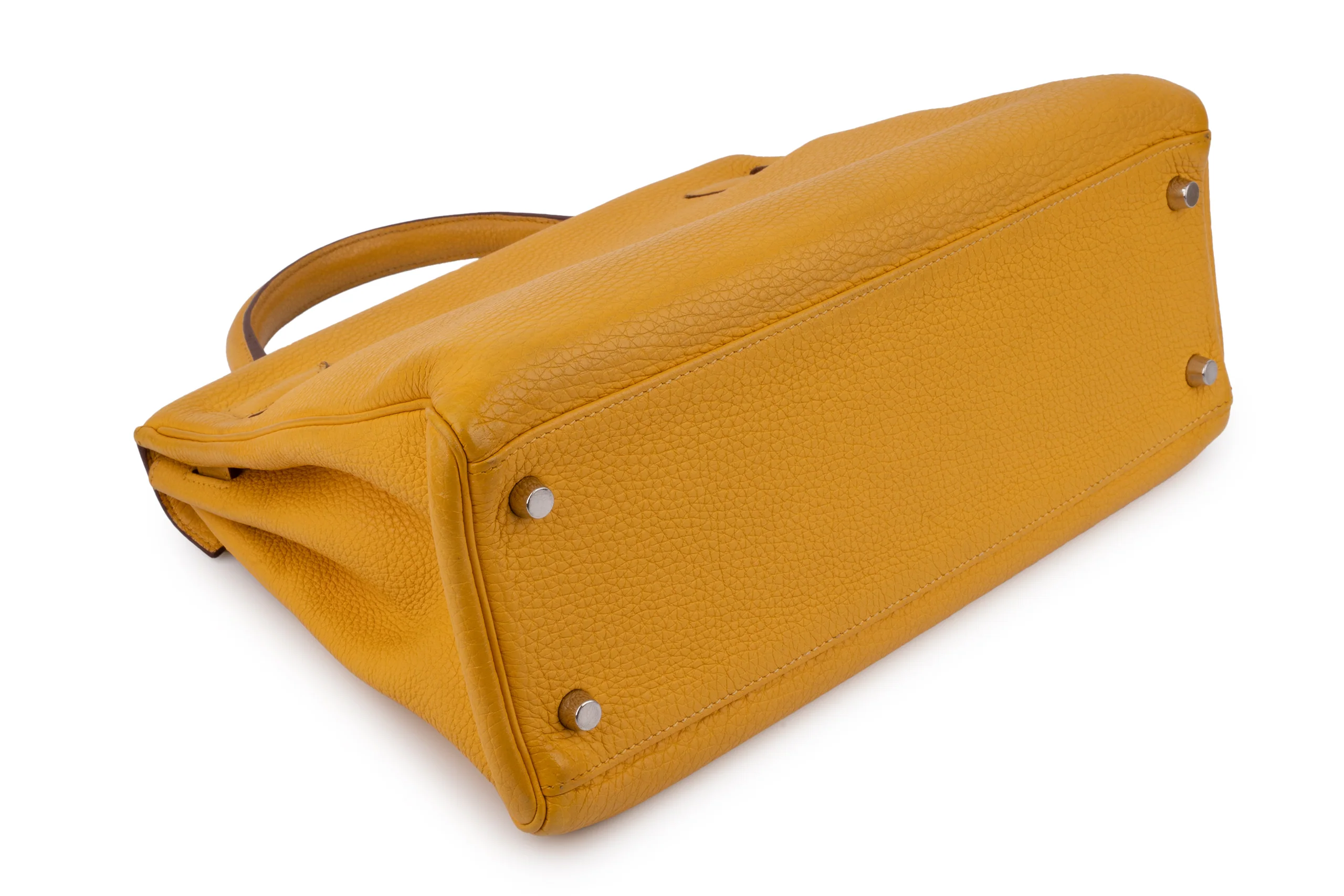 Hermès Kelly 32 Togo	Soleil PHW - Image 11