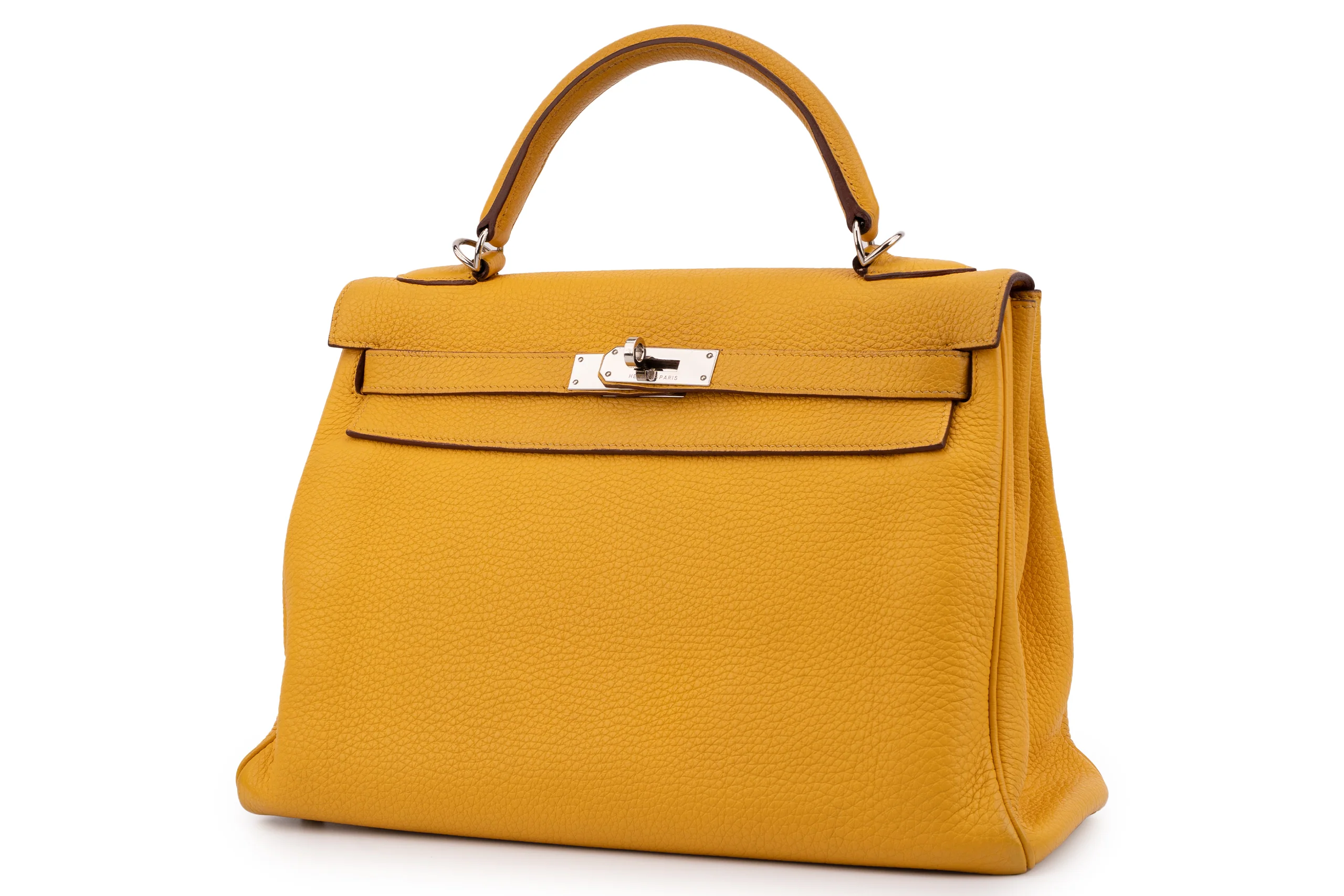 Hermès Kelly 32 Togo	Soleil PHW - Image 2