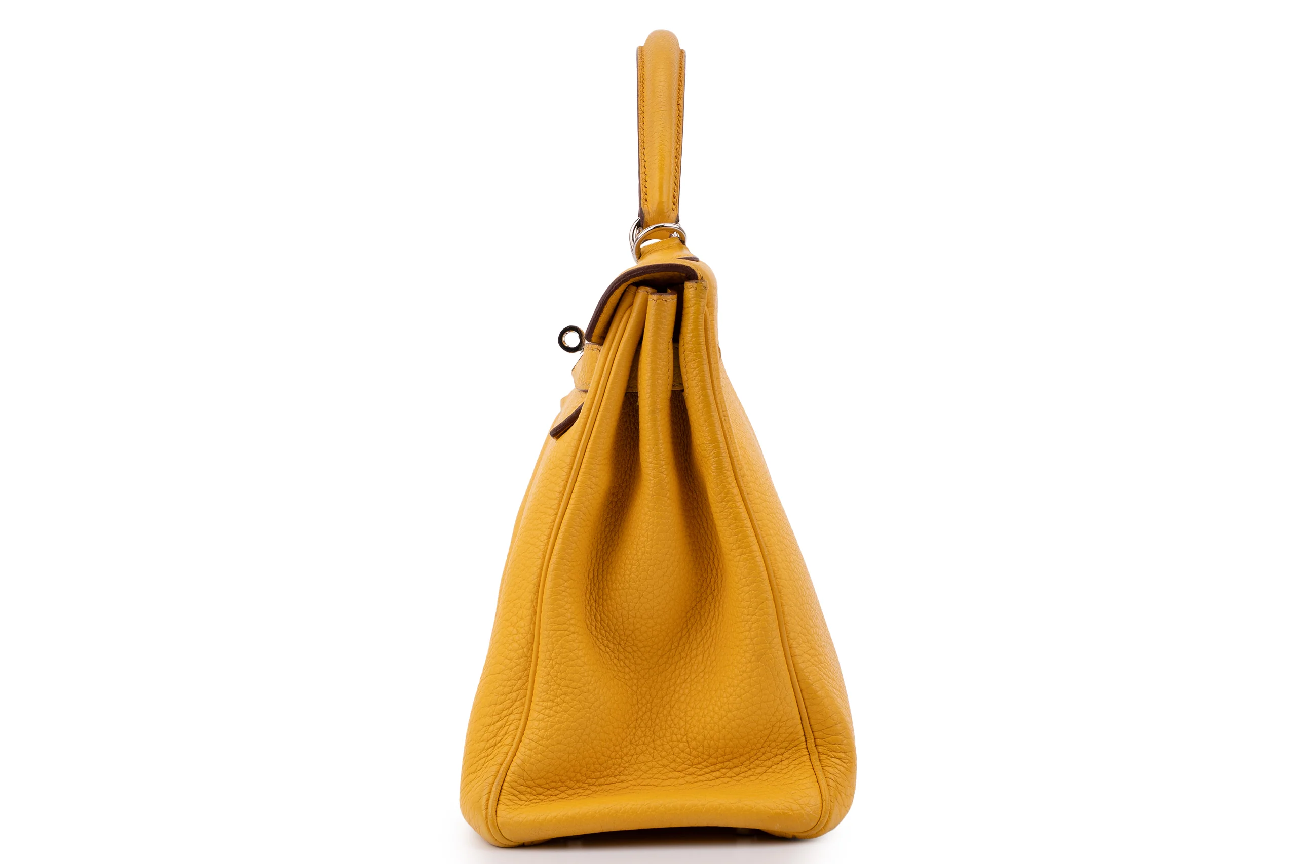 Hermès Kelly 32 Togo	Soleil PHW - Image 3
