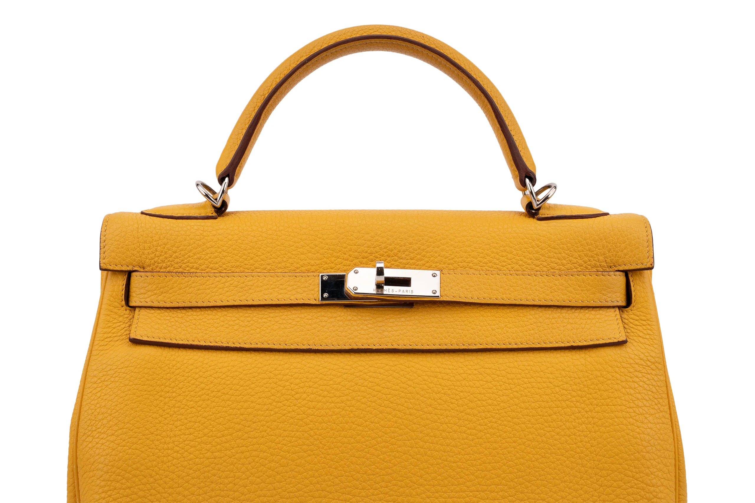 Hermès Kelly 32 Togo	Soleil PHW - Image 7