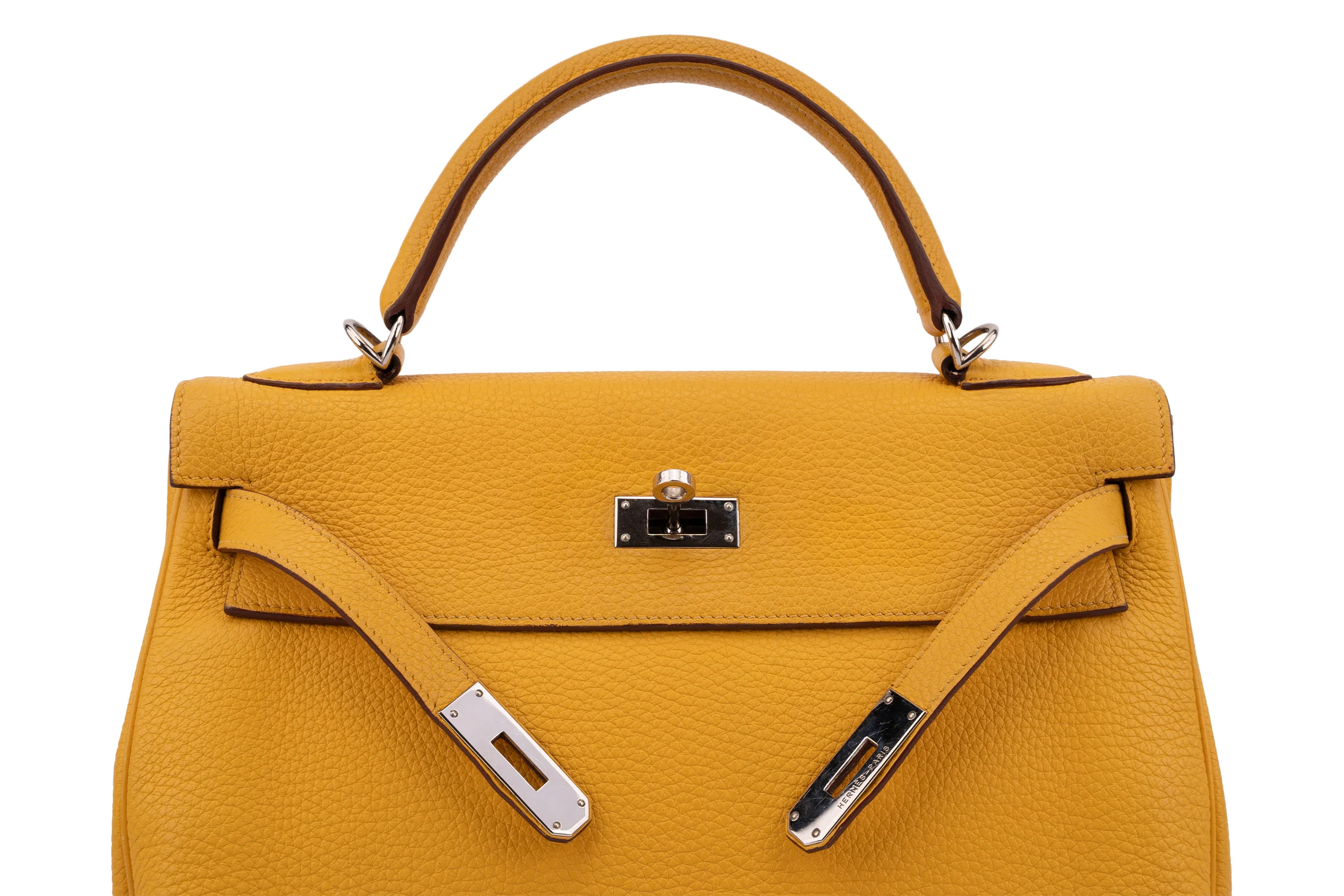 Hermès Kelly 32 Togo	Soleil PHW - Image 8