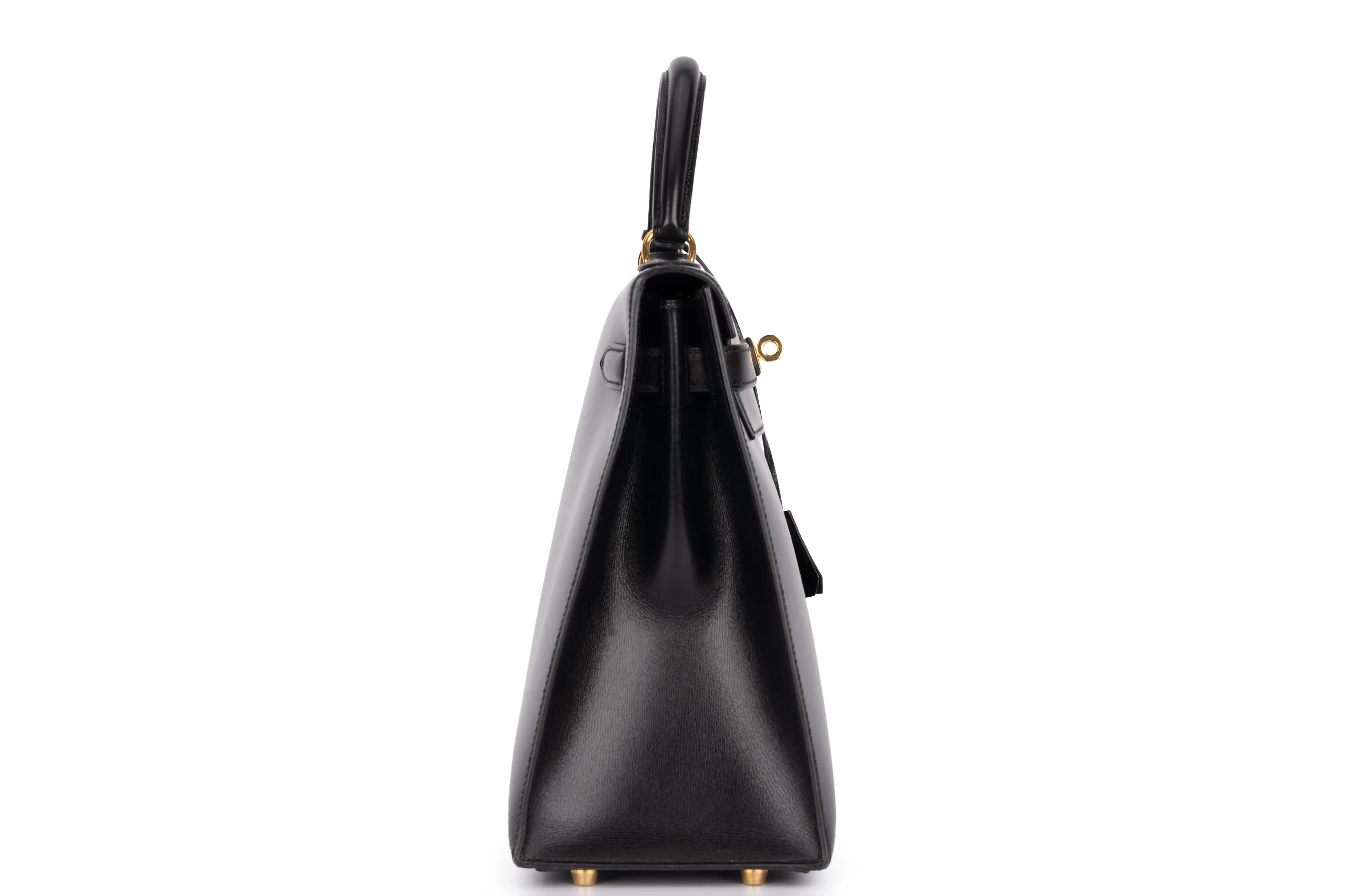 Hermès Kelly 32 Veau Box Black GHW - Image 5