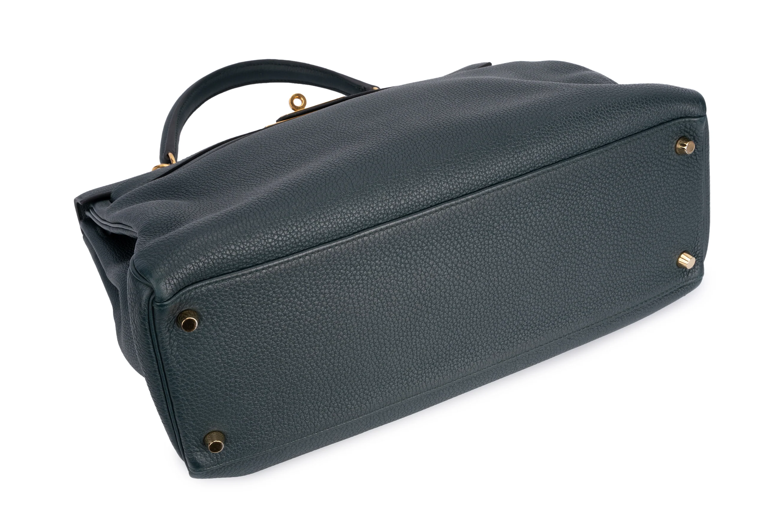 Hermès Kelly 35		Togo	British Green	GHW - Image 11