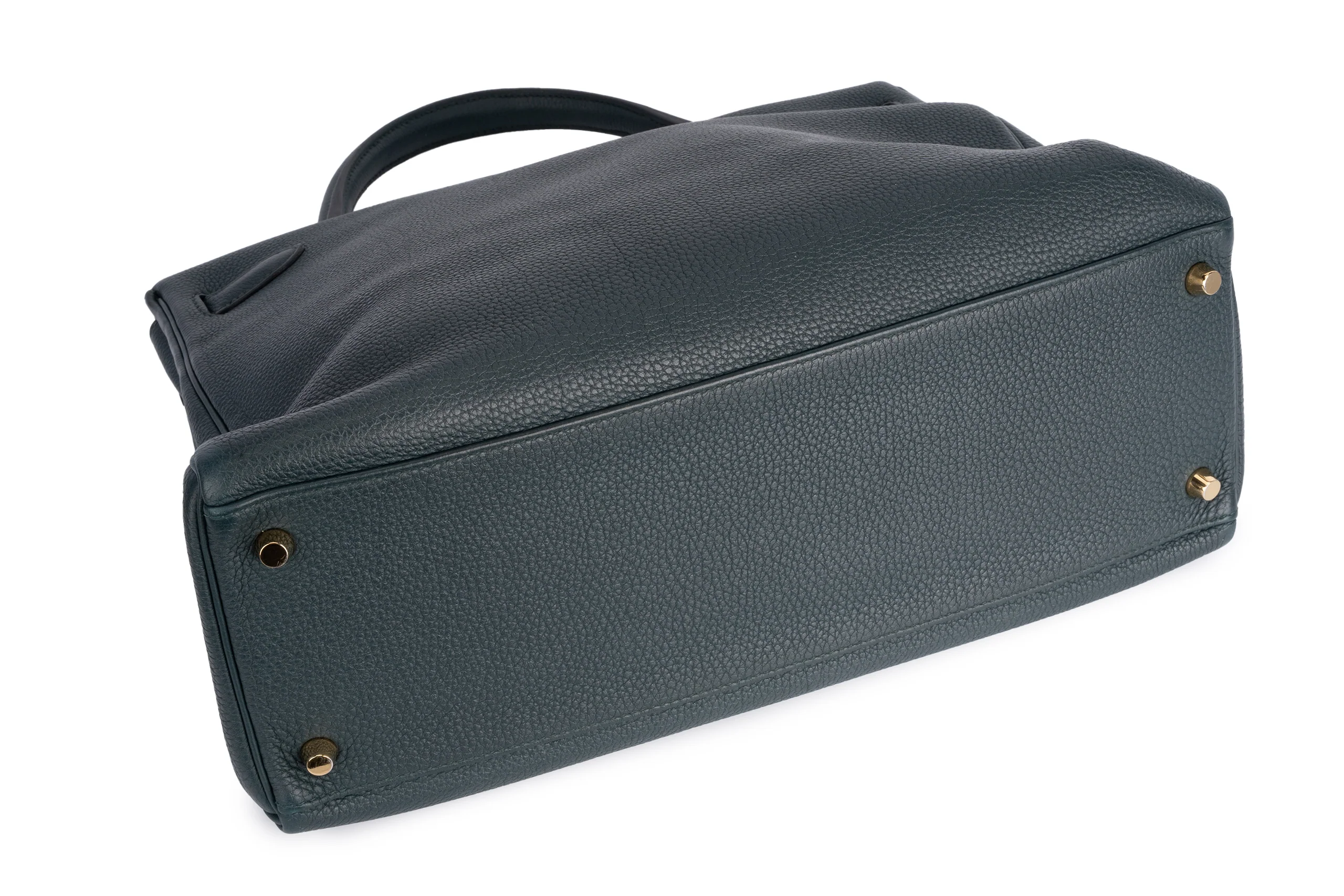Hermès Kelly 35		Togo	British Green	GHW - Image 13