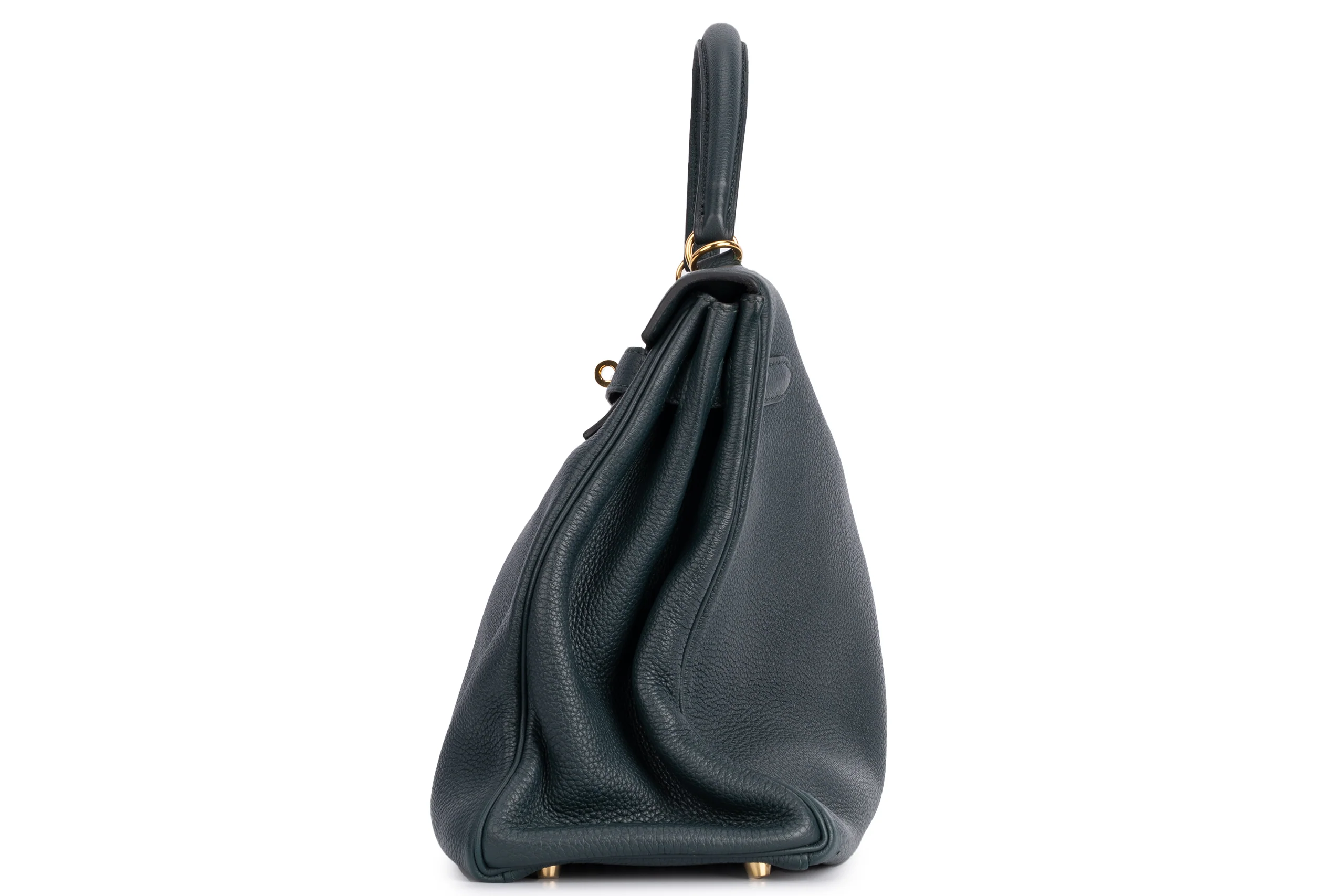 Hermès Kelly 35		Togo	British Green	GHW - Image 3
