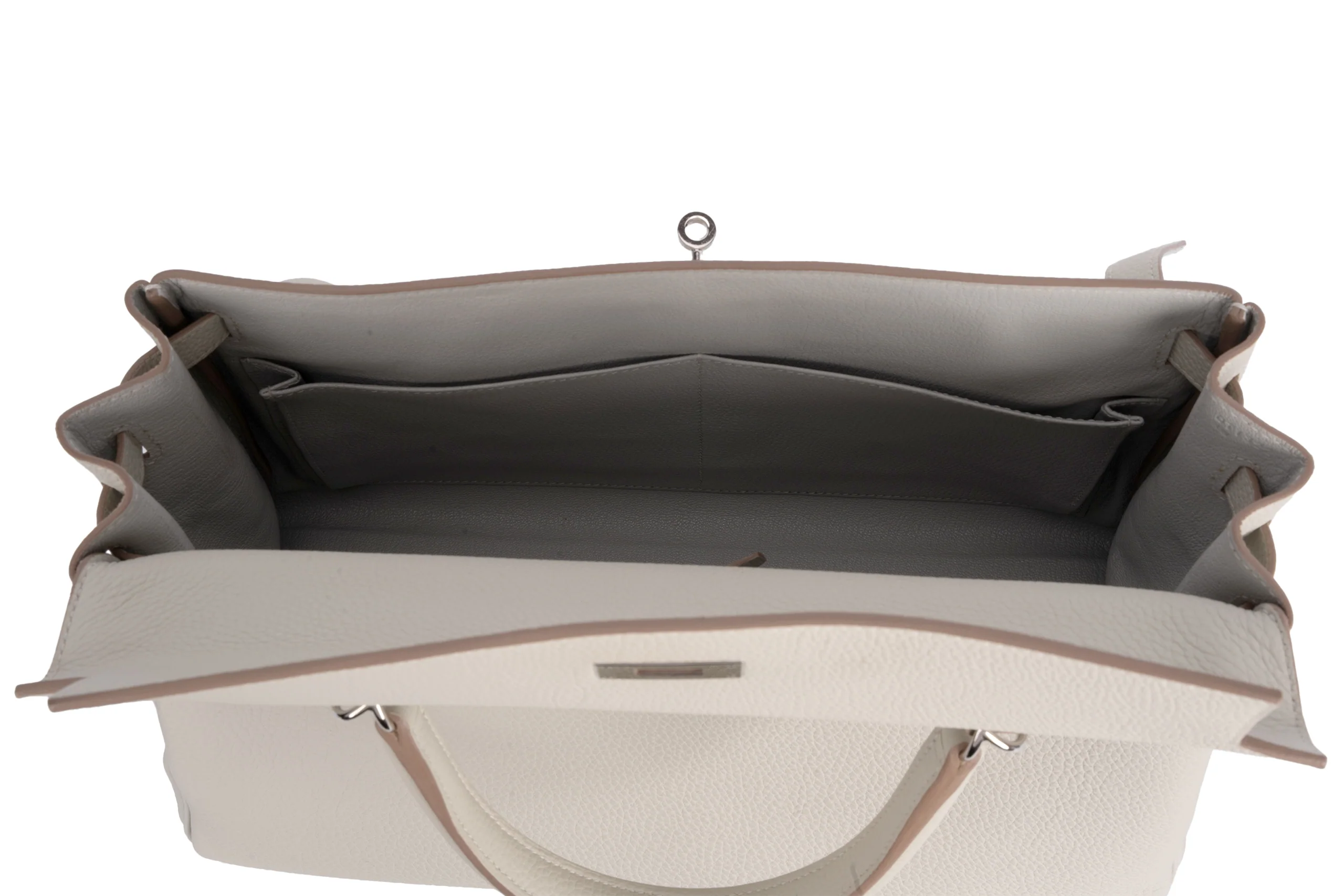 Hermès  Kelly 35		Togo	Gris Perle	PHW - Image 10