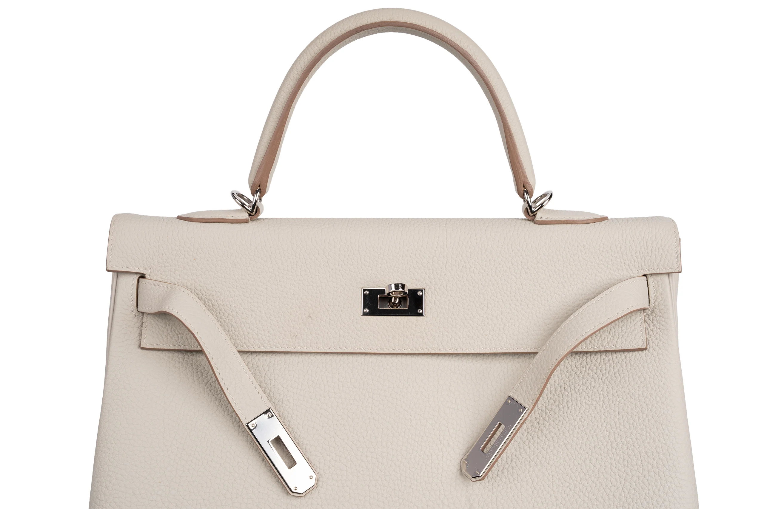 Hermès  Kelly 35		Togo	Gris Perle	PHW - Image 8