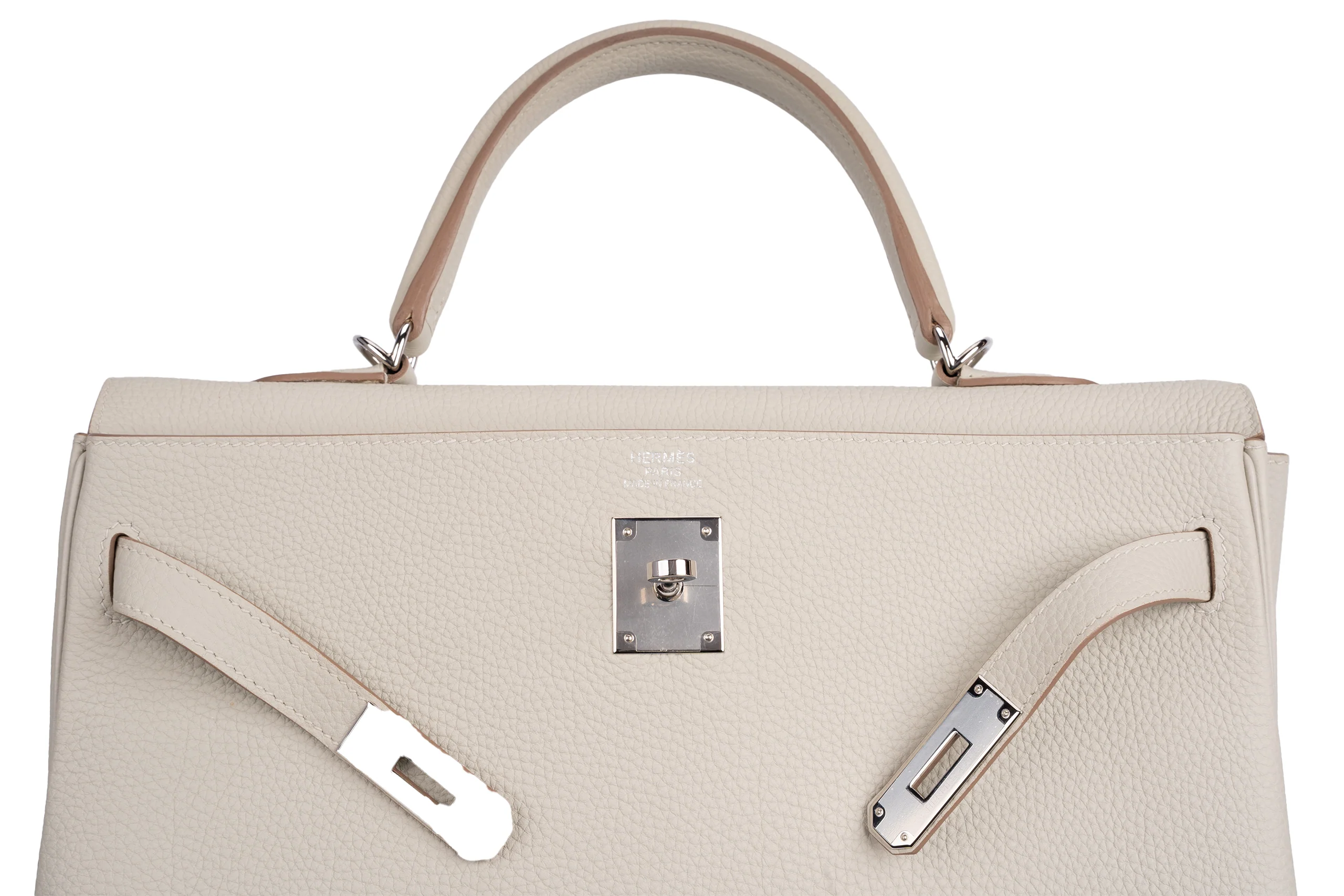 Hermès  Kelly 35		Togo	Gris Perle	PHW - Image 9