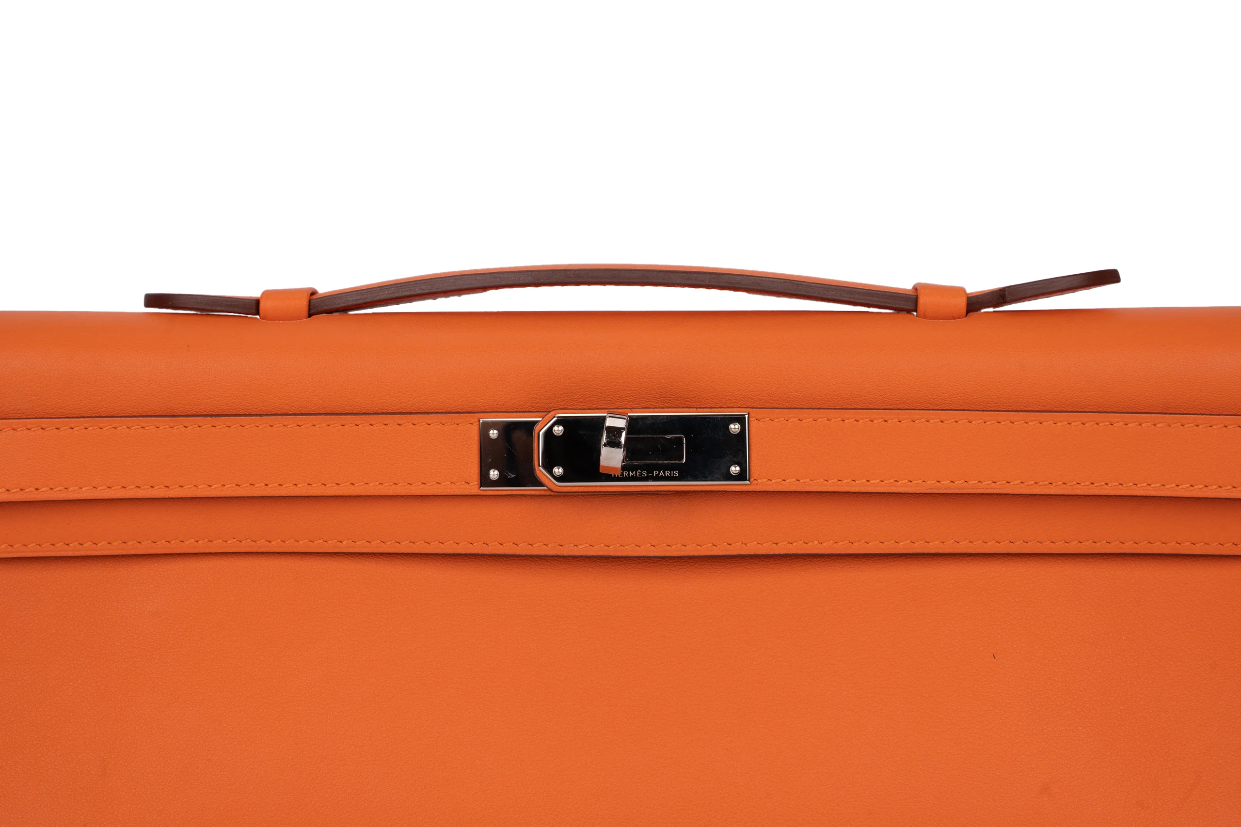 Hermès	Kelly Cut		Swift	Orange	PHW - Image 4