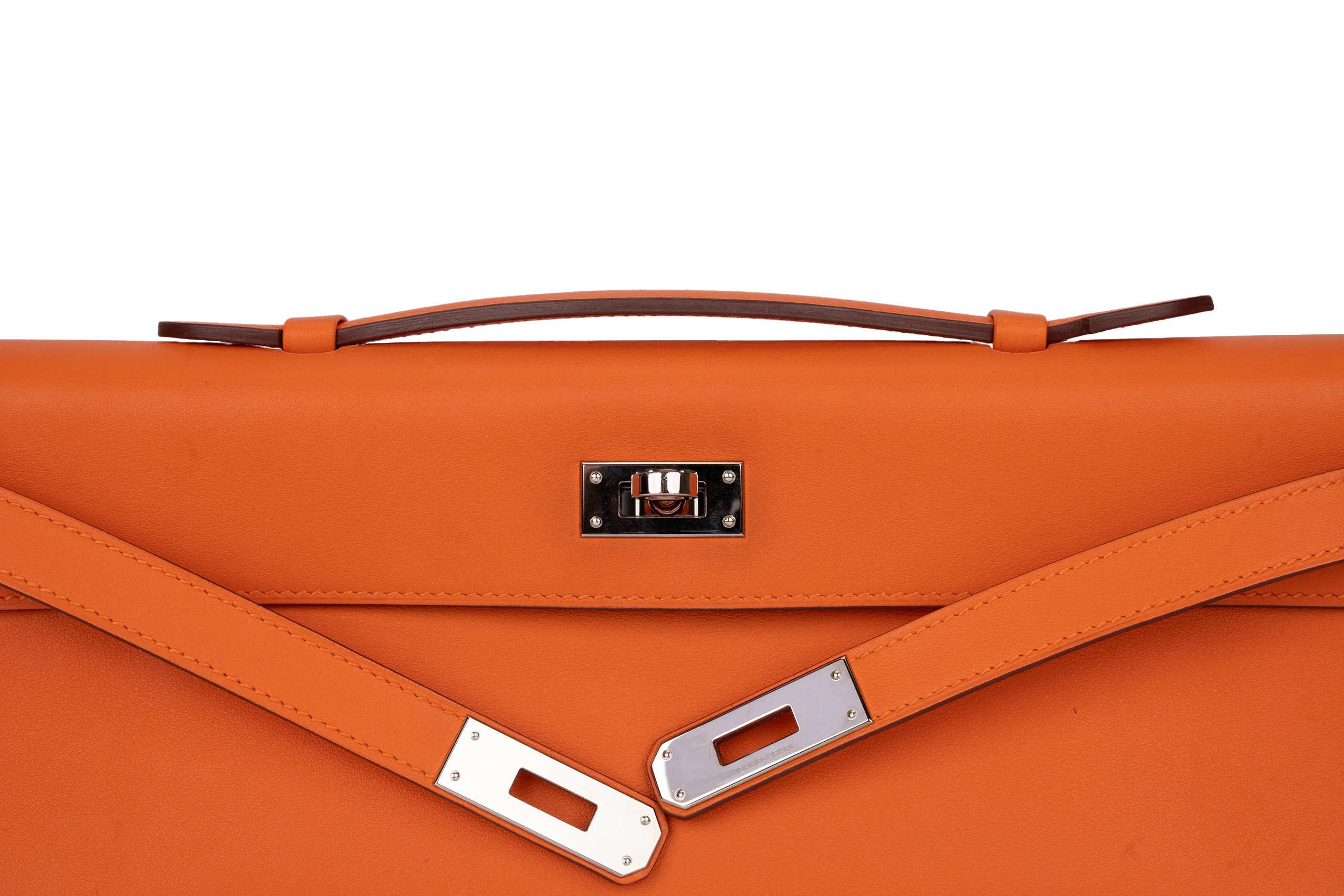 Hermès	Kelly Cut		Swift	Orange	PHW - Image 5