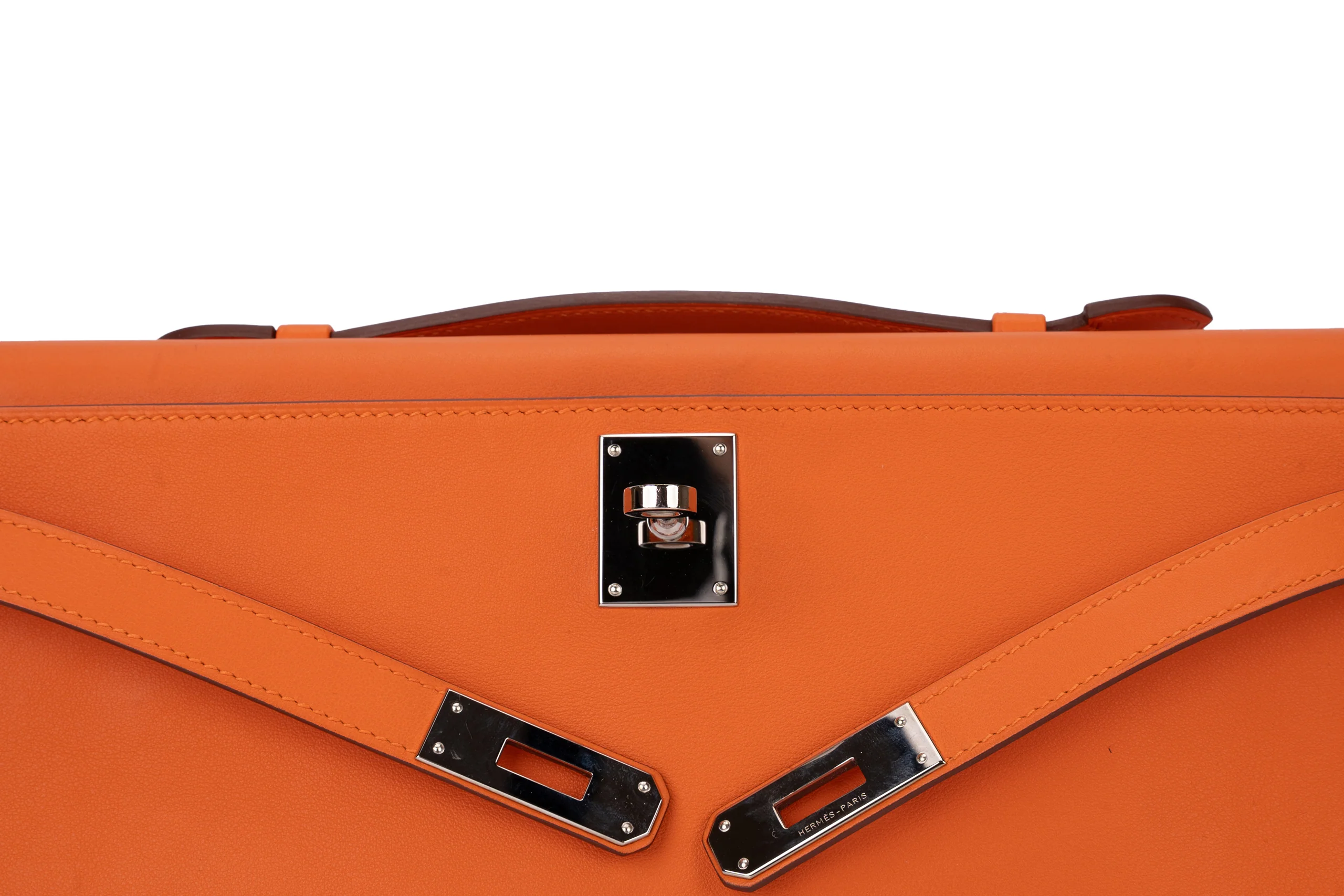 Hermès	Kelly Cut		Swift	Orange	PHW - Image 6
